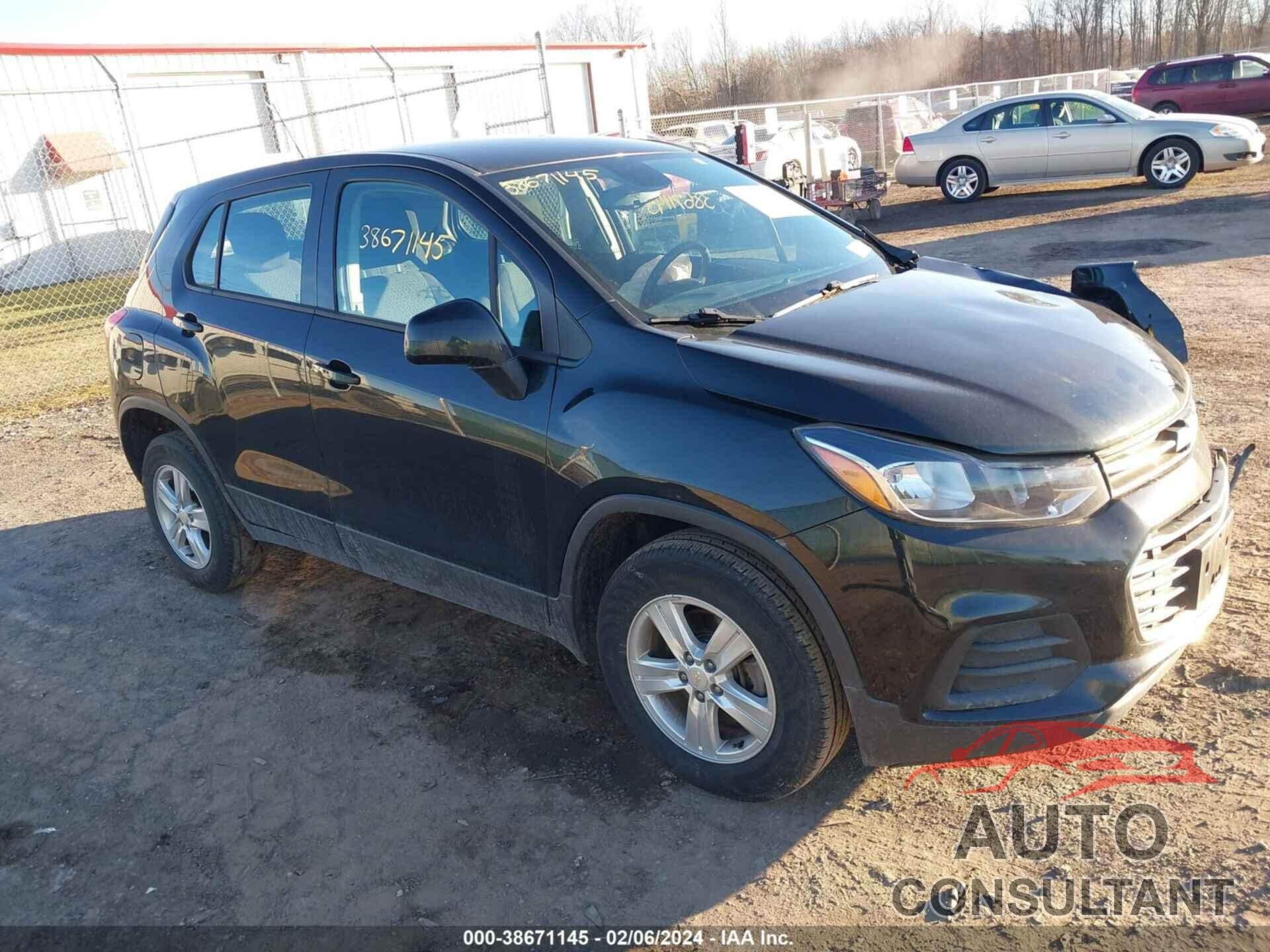 CHEVROLET TRAX 2019 - 3GNCJNSB3KL170047