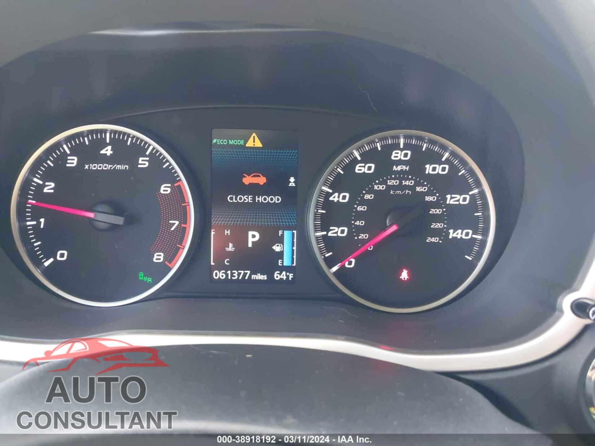 MITSUBISHI ECLIPSE CROSS 2022 - JA4ASWAA0NZ005608