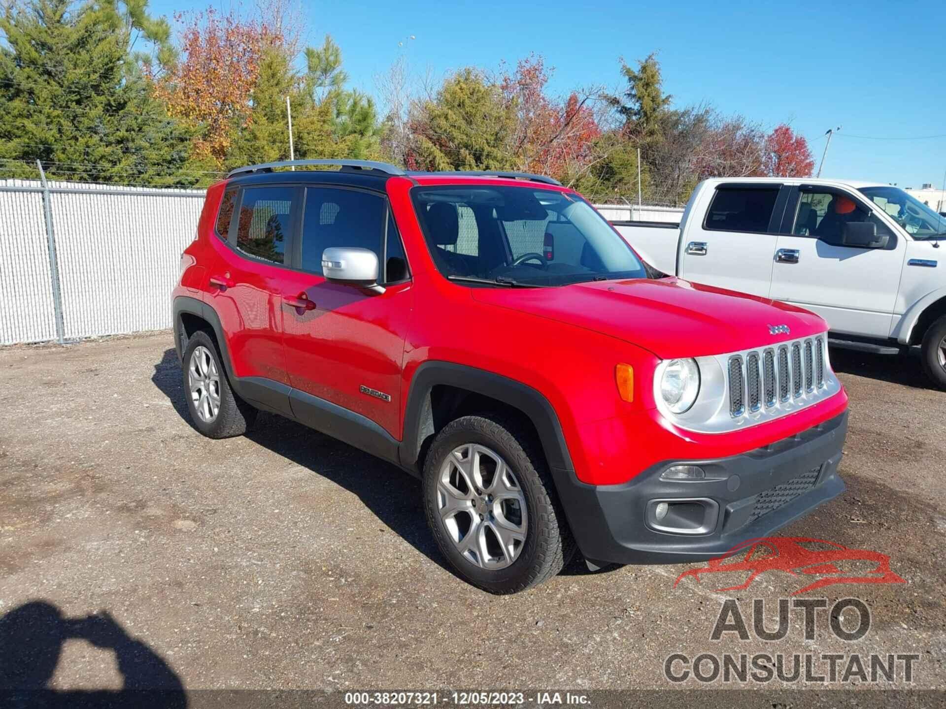 JEEP RENEGADE 2017 - ZACCJBDB2HPE87631