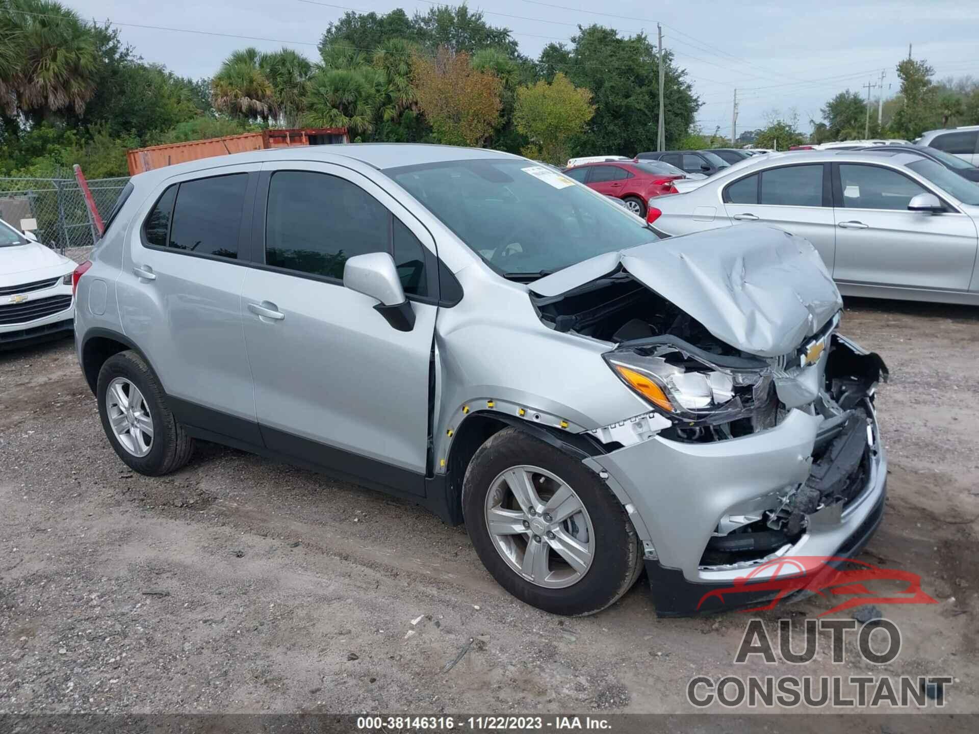 CHEVROLET TRAX 2022 - KL7CJKSM2NB544692