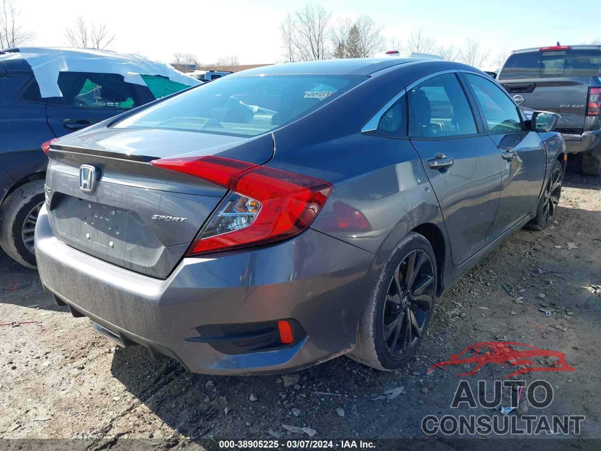 HONDA CIVIC 2019 - 2HGFC2F82KH563397