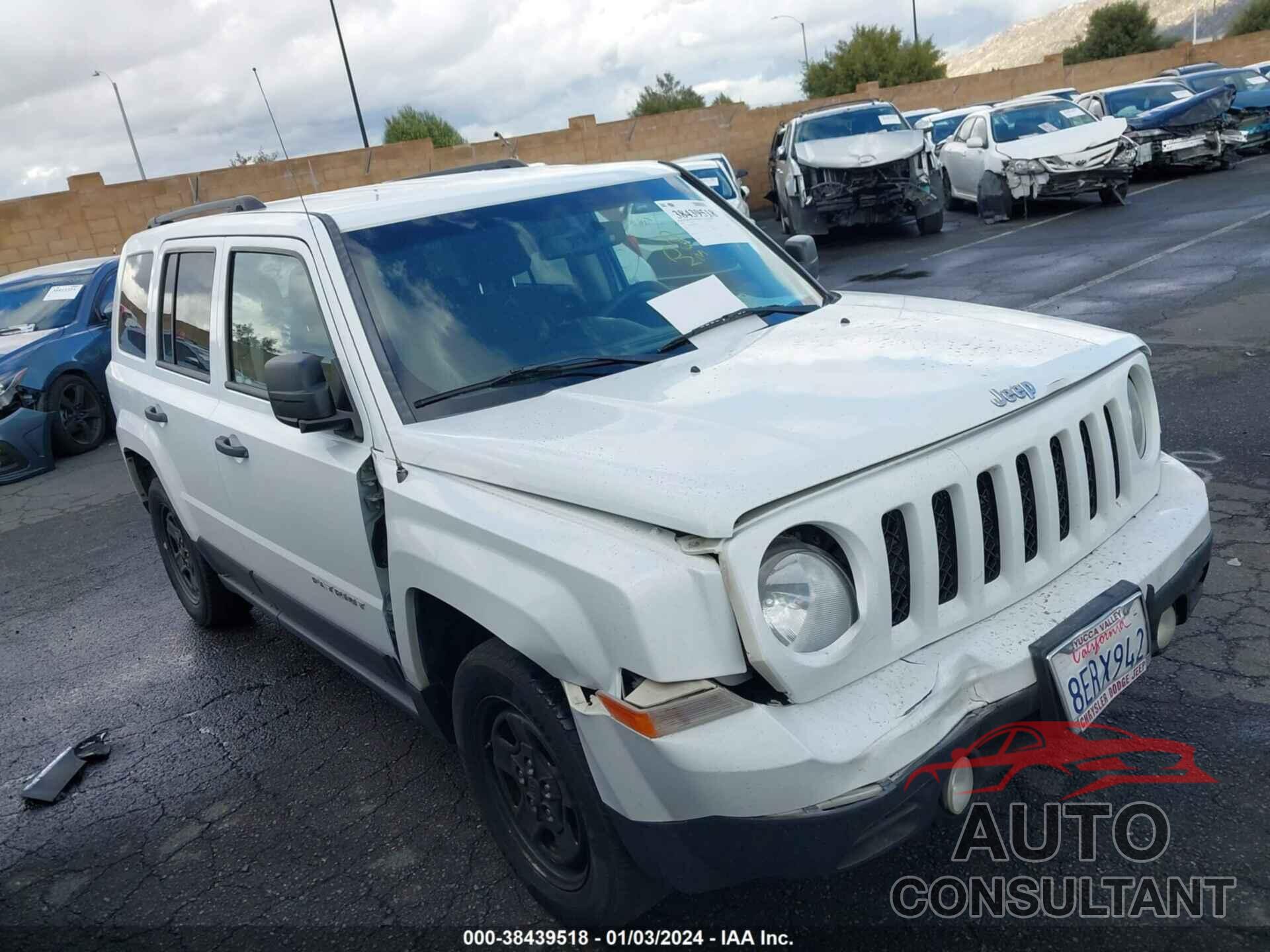 JEEP PATRIOT 2016 - 1C4NJPBA1GD519093