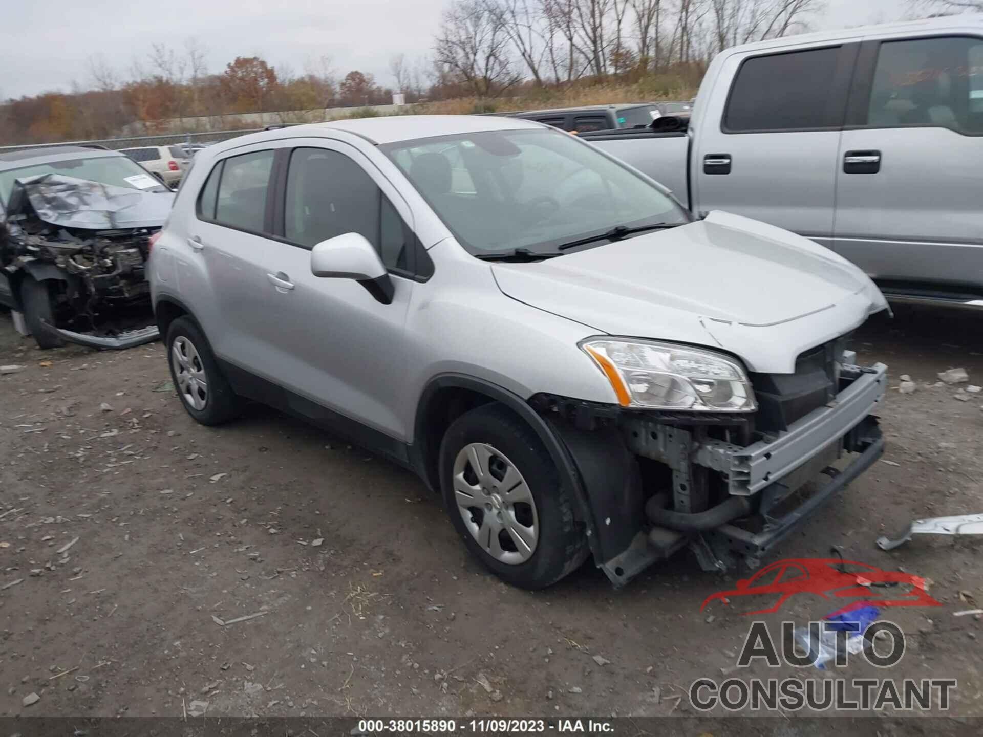 CHEVROLET TRAX 2015 - KL7CJKSB8FB144457