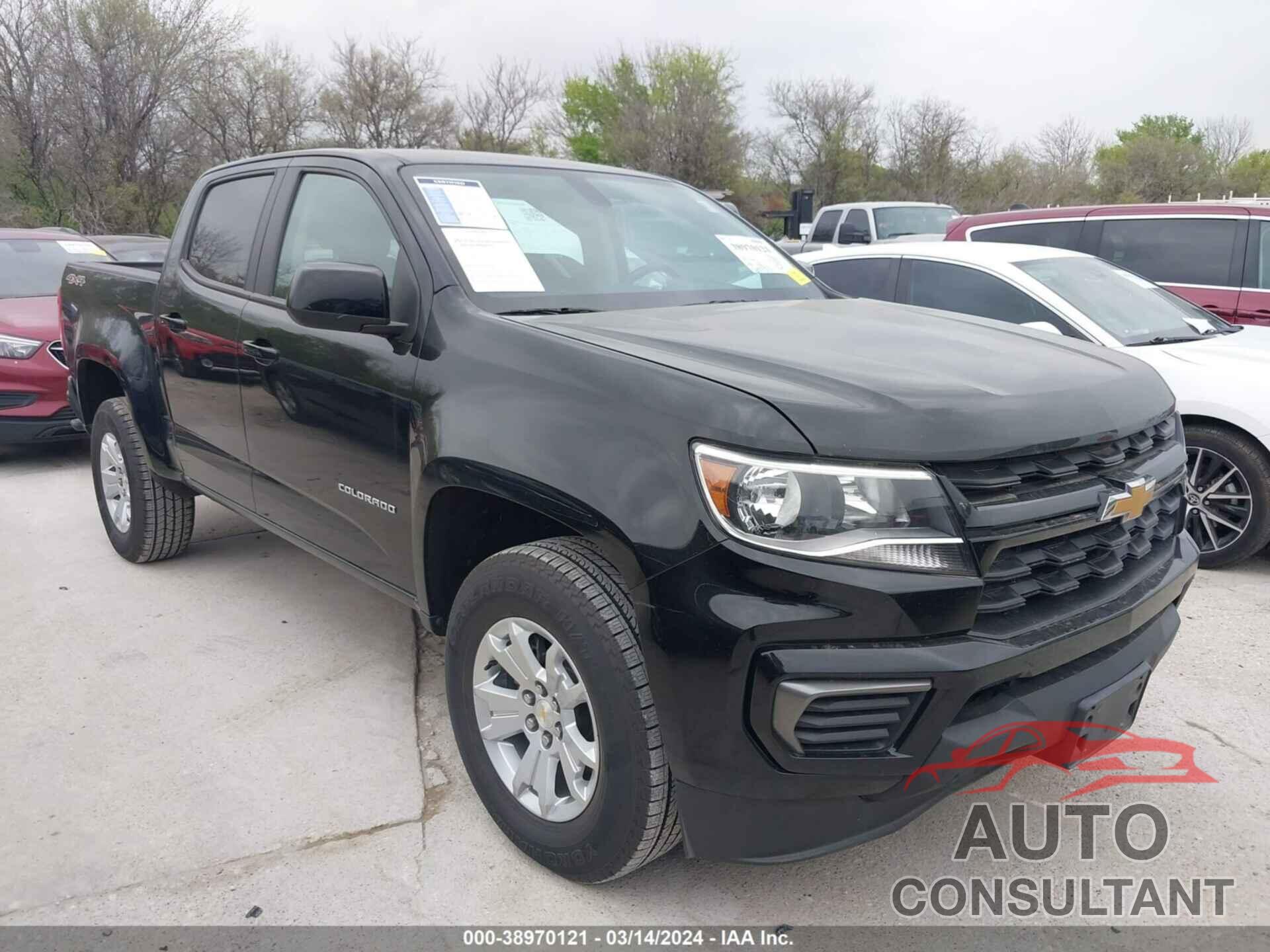 CHEVROLET COLORADO 2021 - 1GCGTCEN5M1267226