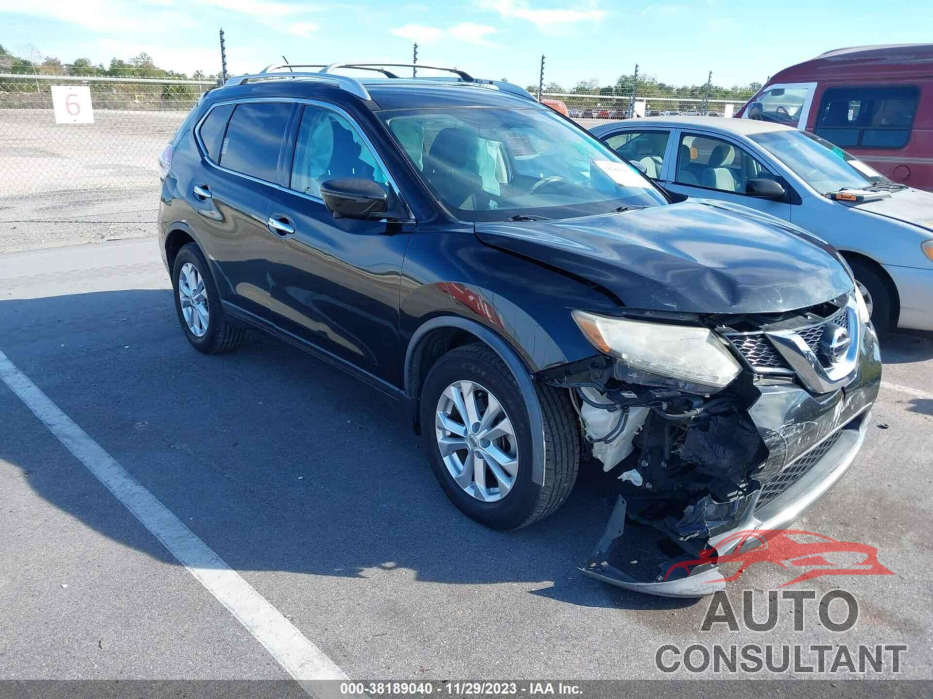 NISSAN ROGUE 2016 - KNMAT2MTXGP667607