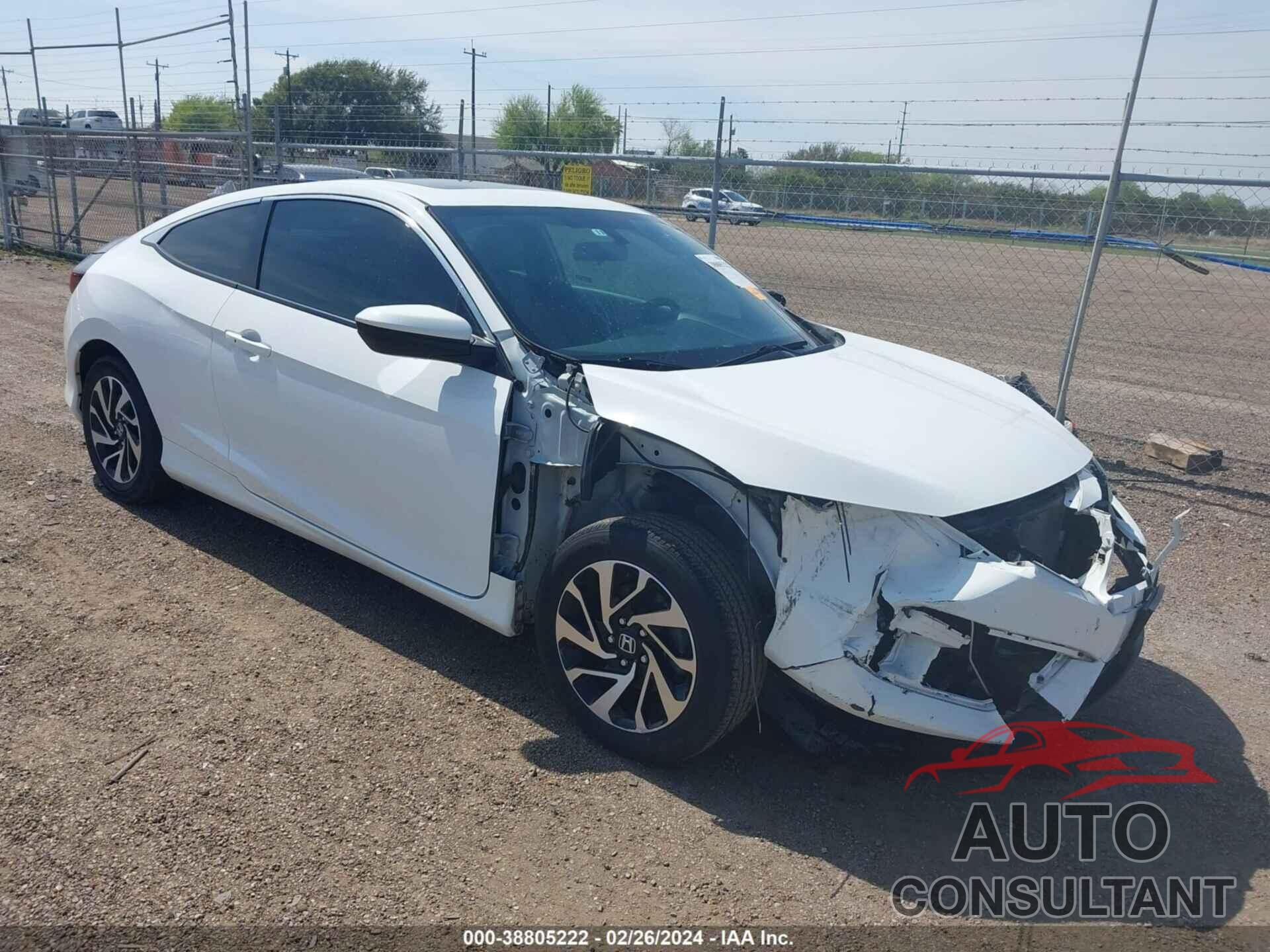 HONDA CIVIC 2018 - 2HGFC4B08JH308277