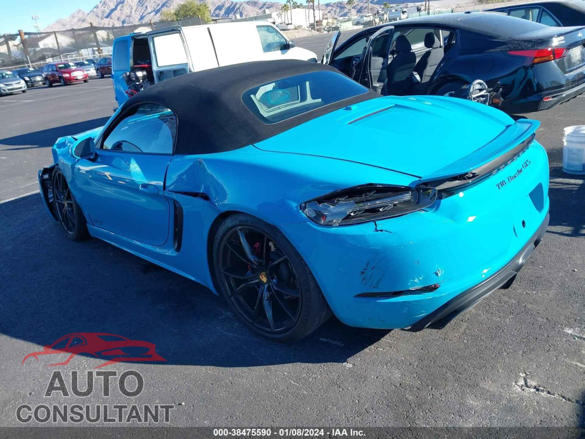 PORSCHE 718 BOXSTER 2018 - WP0CB2A84JS228869