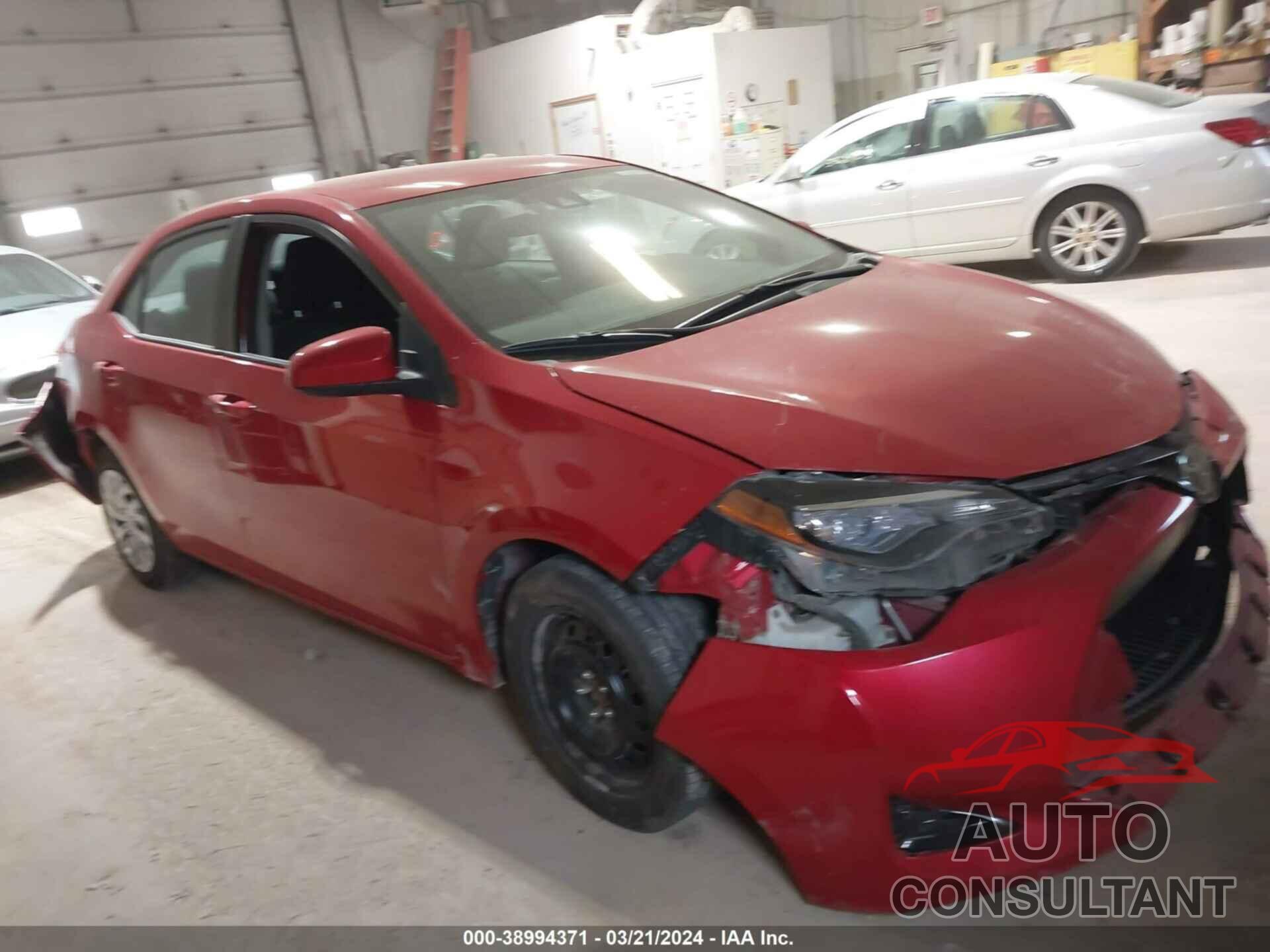 TOYOTA COROLLA 2017 - 2T1BURHE1HC773448