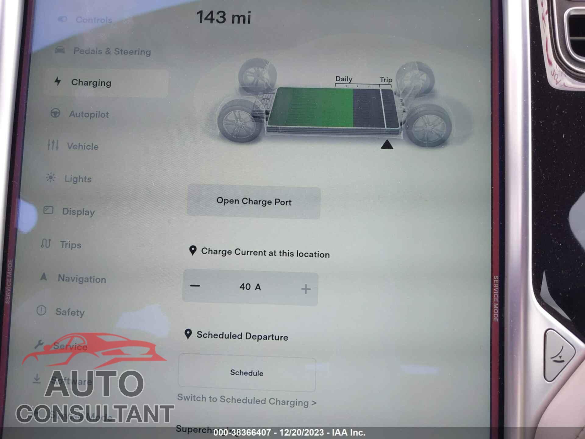 TESLA MODEL S 2015 - 5YJSA1E1XFF117544