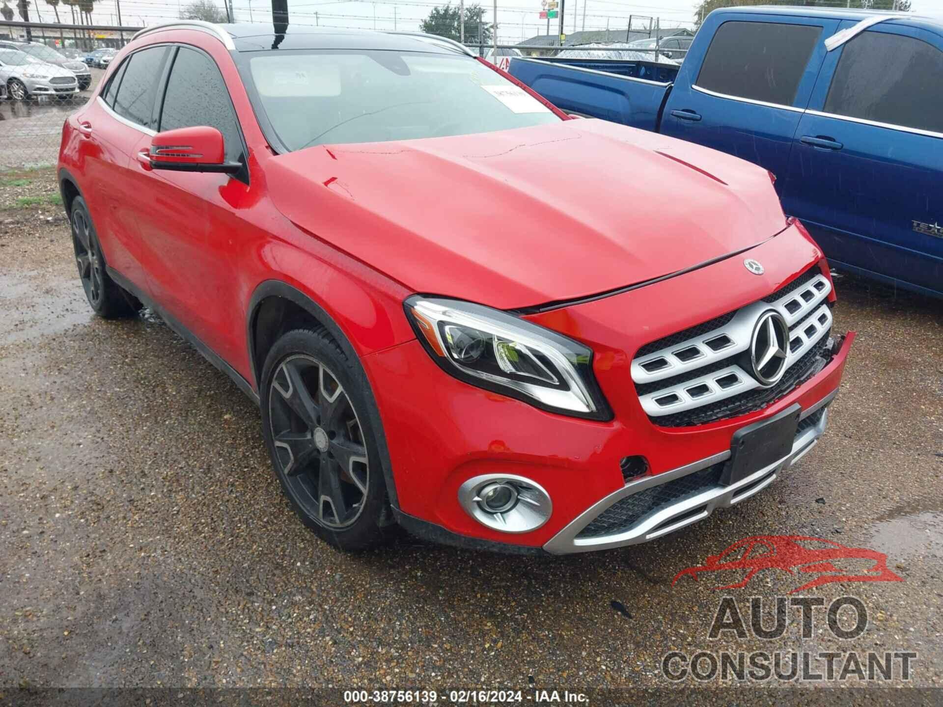 MERCEDES-BENZ GLA 250 2019 - WDCTG4EB9KU003723