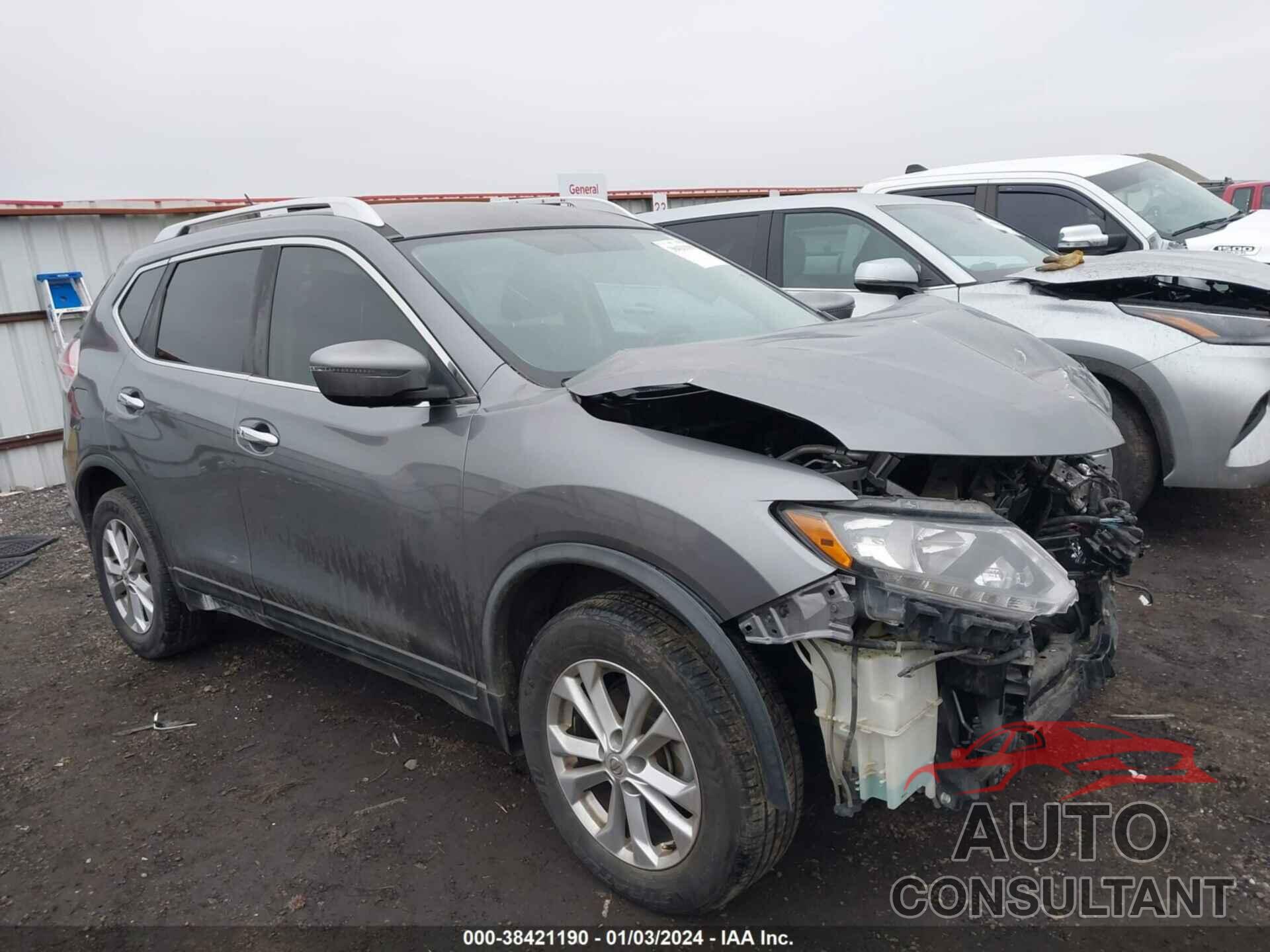 NISSAN ROGUE 2016 - KNMAT2MTXGP729751