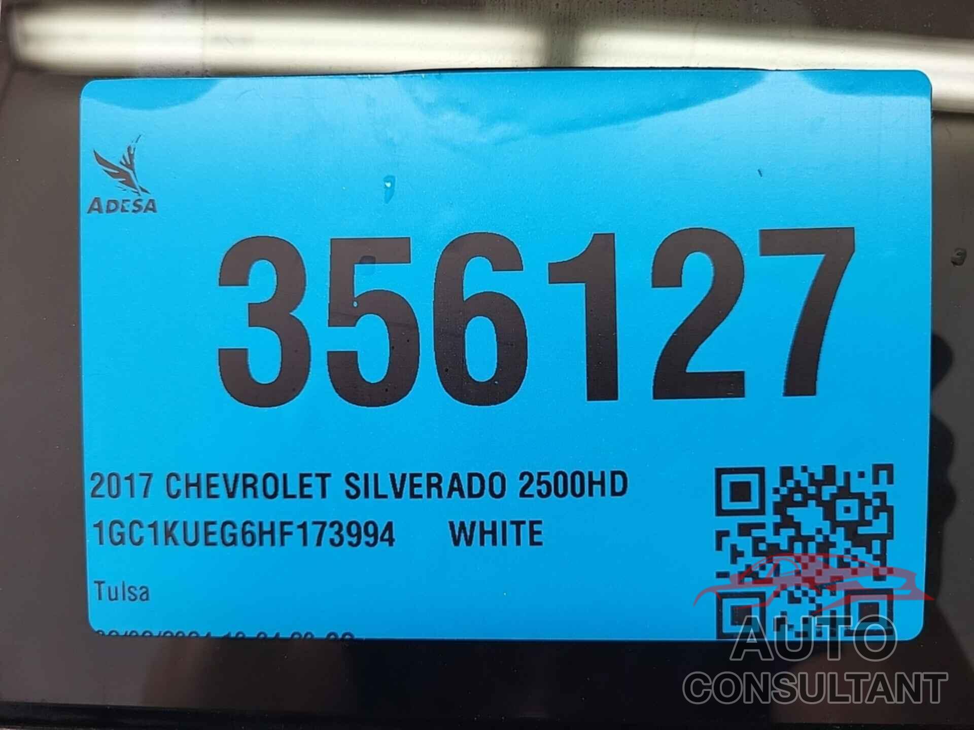 CHEVROLET SILVERADO 2500HD 2017 - 1GC1KUEG6HF173994