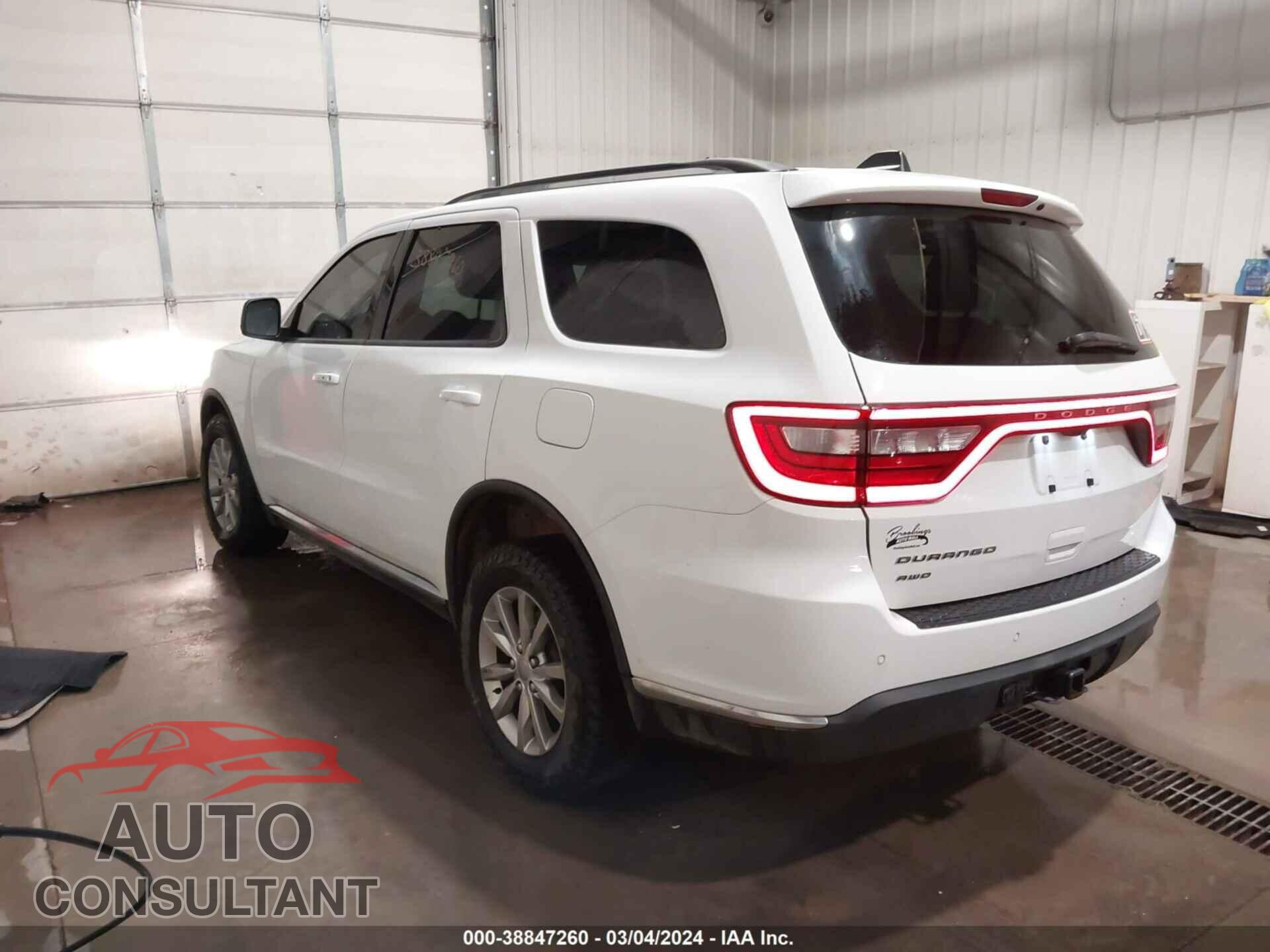 DODGE DURANGO 2017 - 1C4RDJAG5HC829430