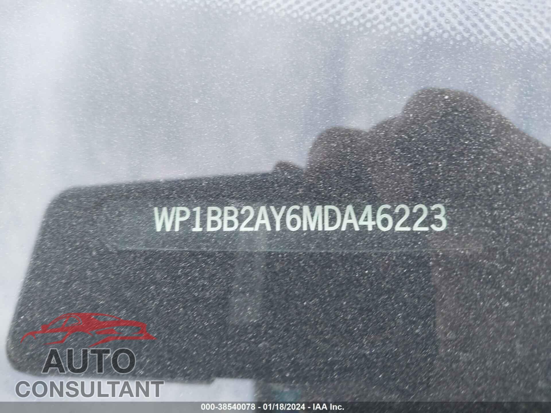 PORSCHE CAYENNE 2021 - WP1BB2AY6MDA46223