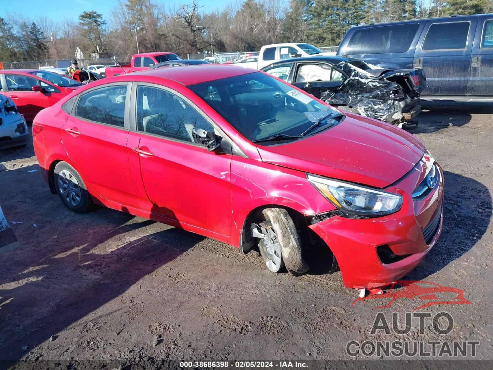 HYUNDAI ACCENT 2016 - KMHCT4AE6GU164194