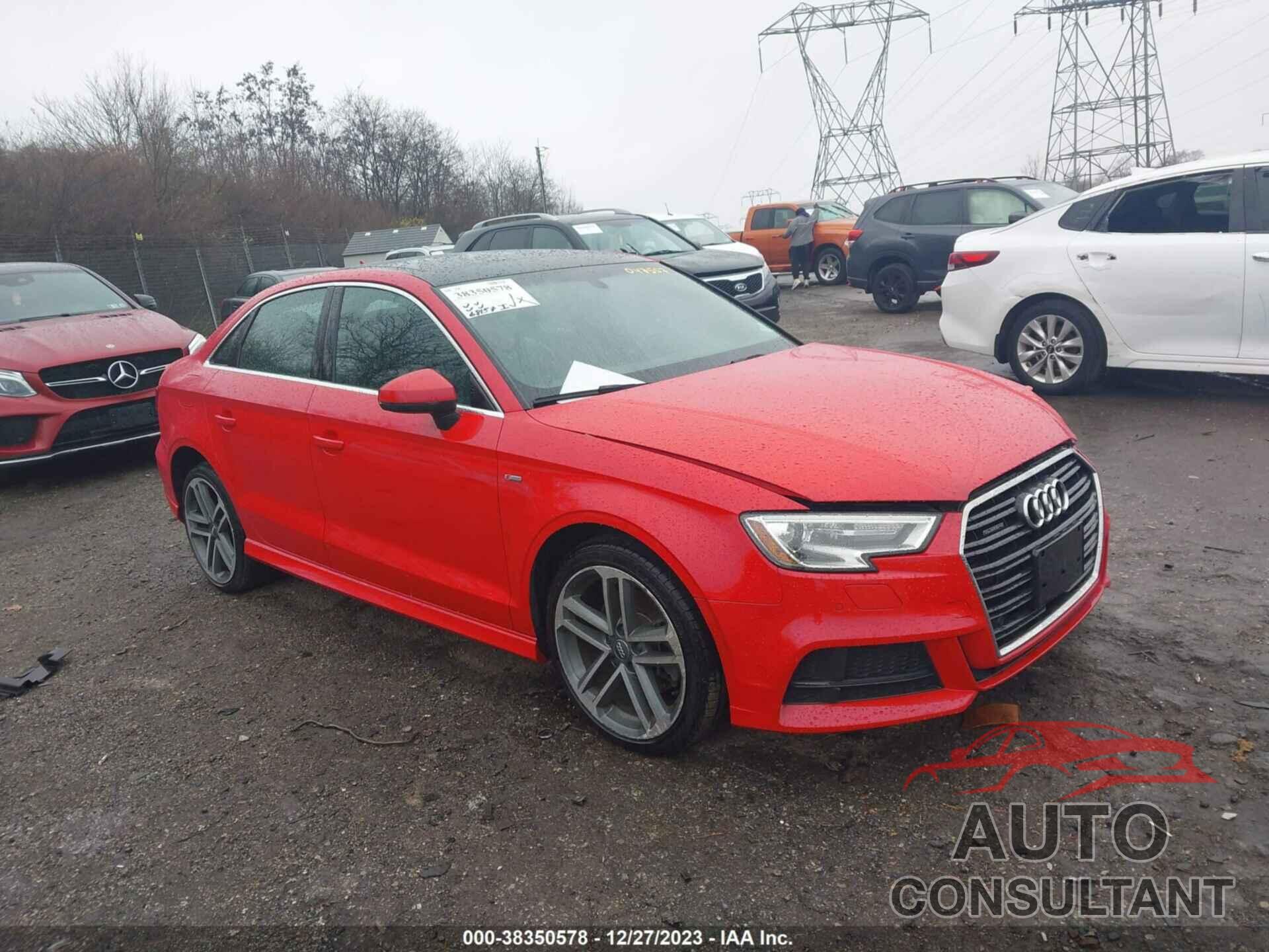 AUDI A3 2017 - WAUJ8GFF1H1047557