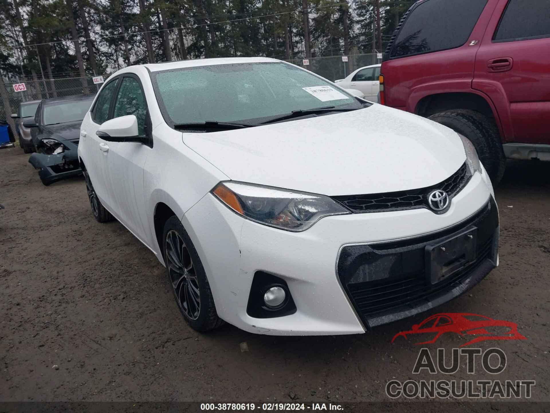TOYOTA COROLLA 2016 - 2T1BURHE4GC713212