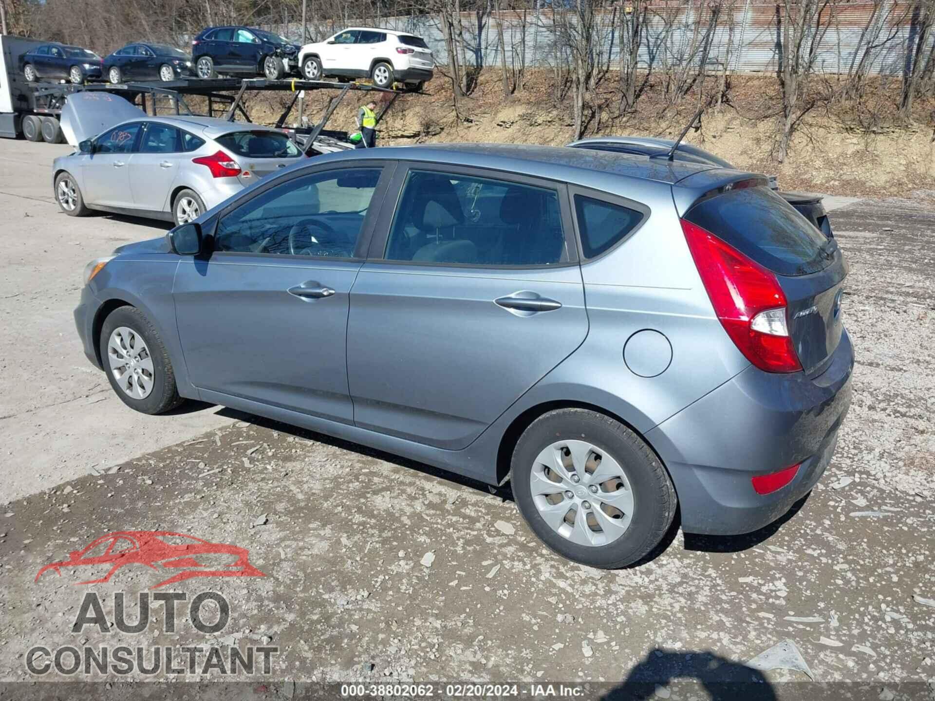 HYUNDAI ACCENT 2017 - KMHCT5AE4HU356236