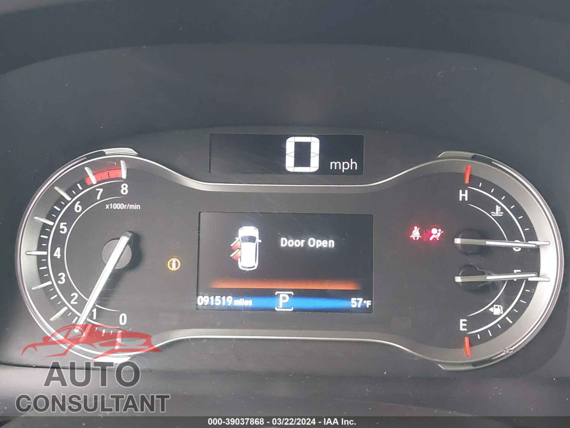 HONDA PILOT 2017 - 5FNYF5H55HB025925
