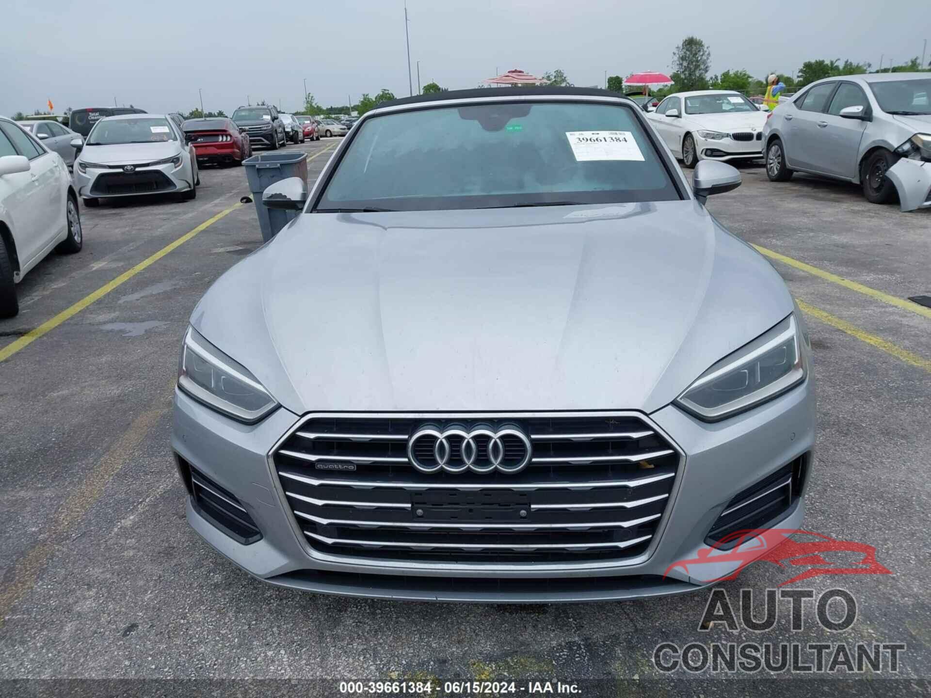 AUDI A5 2018 - WAUYNGF51JN018377