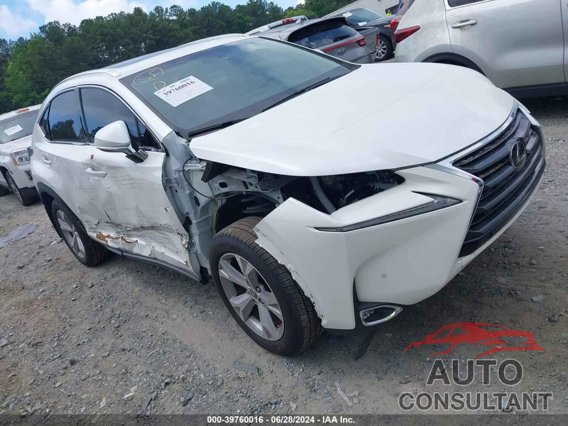 LEXUS NX 200T 2017 - JTJYARBZ6H2070843