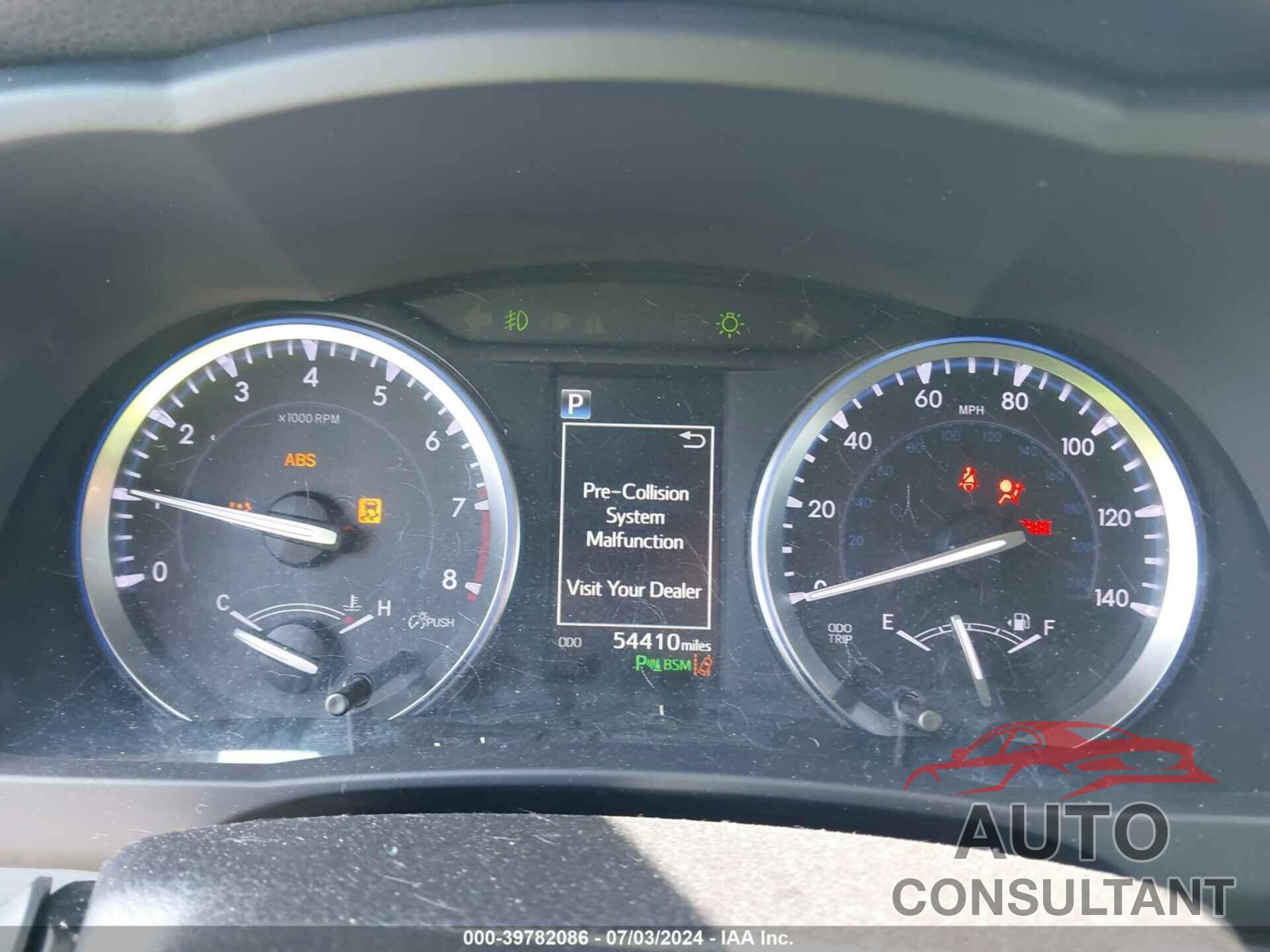 TOYOTA HIGHLANDER 2018 - 5TDDZRFH6JS842297