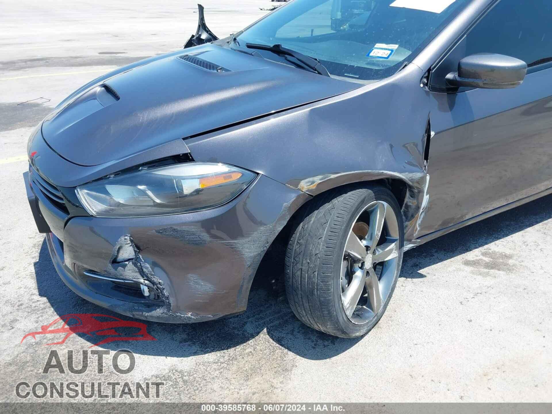 DODGE DART 2016 - 1C3CDFEB2GD650440