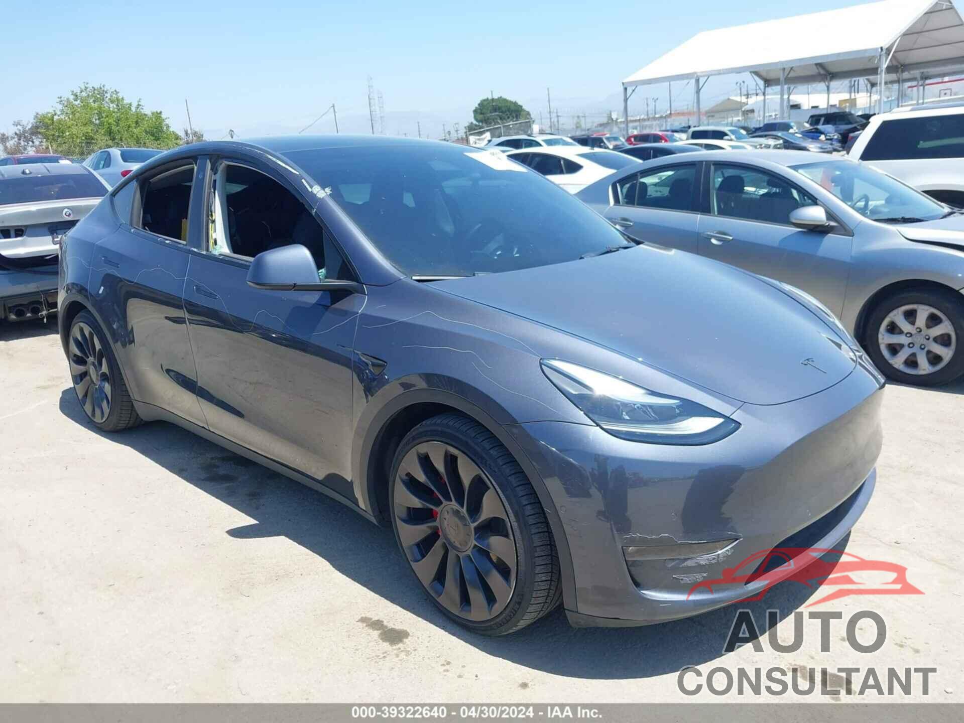 TESLA MODEL Y 2022 - 7SAYGDEF8NF539707