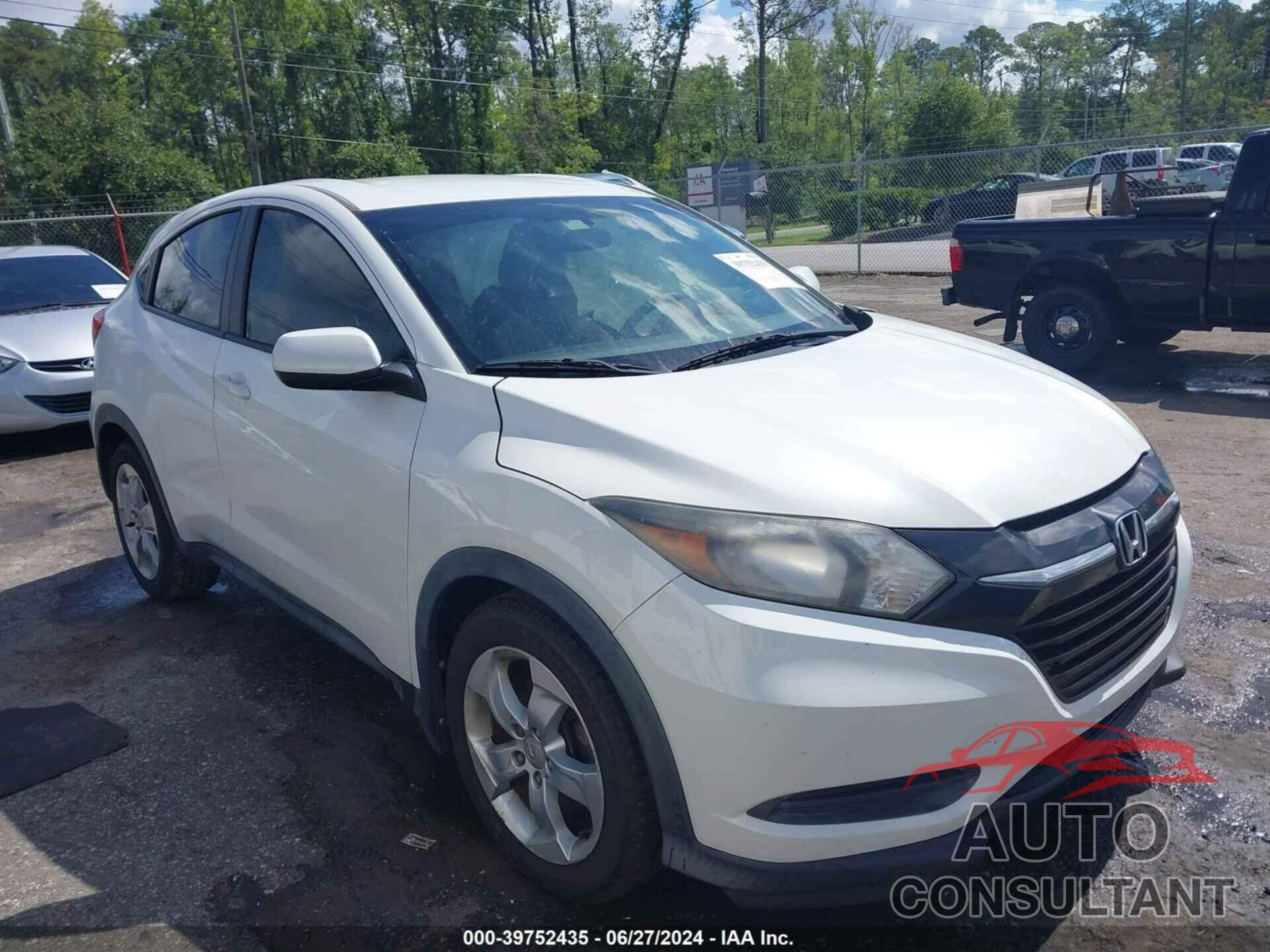 HONDA HR-V 2016 - 3CZRU5H38GM710305