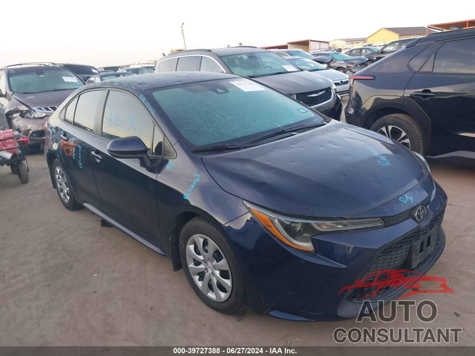 TOYOTA COROLLA 2020 - 5YFEPRAE3LP138352