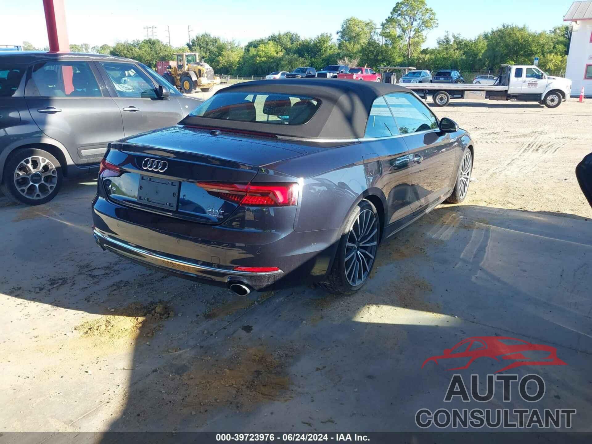 AUDI A5 2018 - WAU2NGF54JN018928
