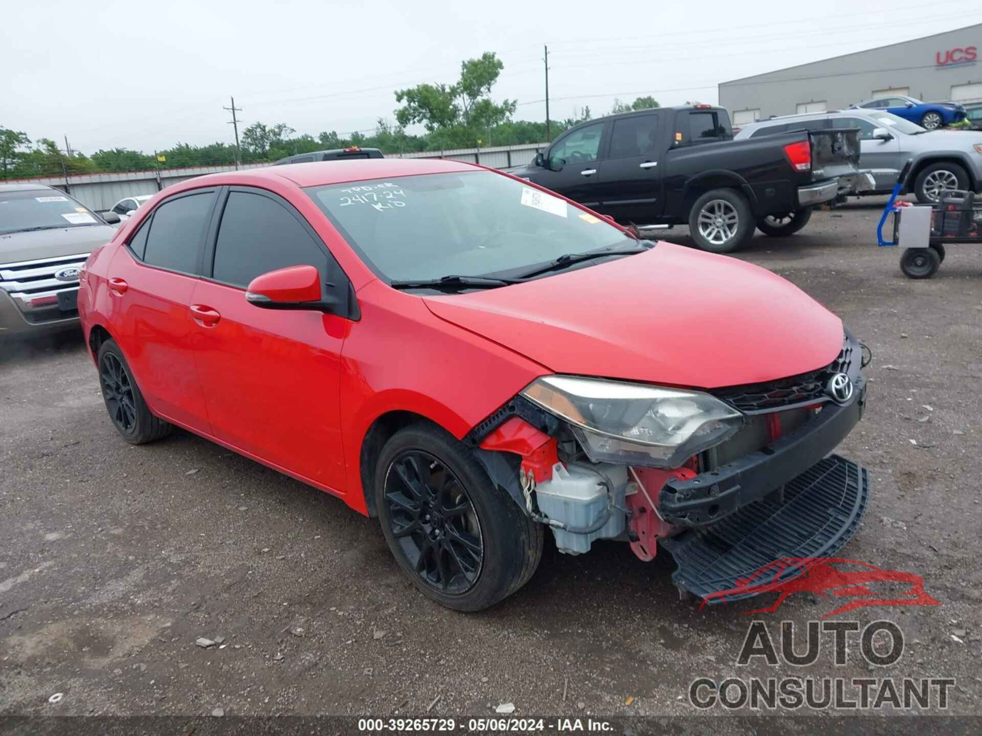 TOYOTA COROLLA 2016 - 2T1BURHE0GC603077