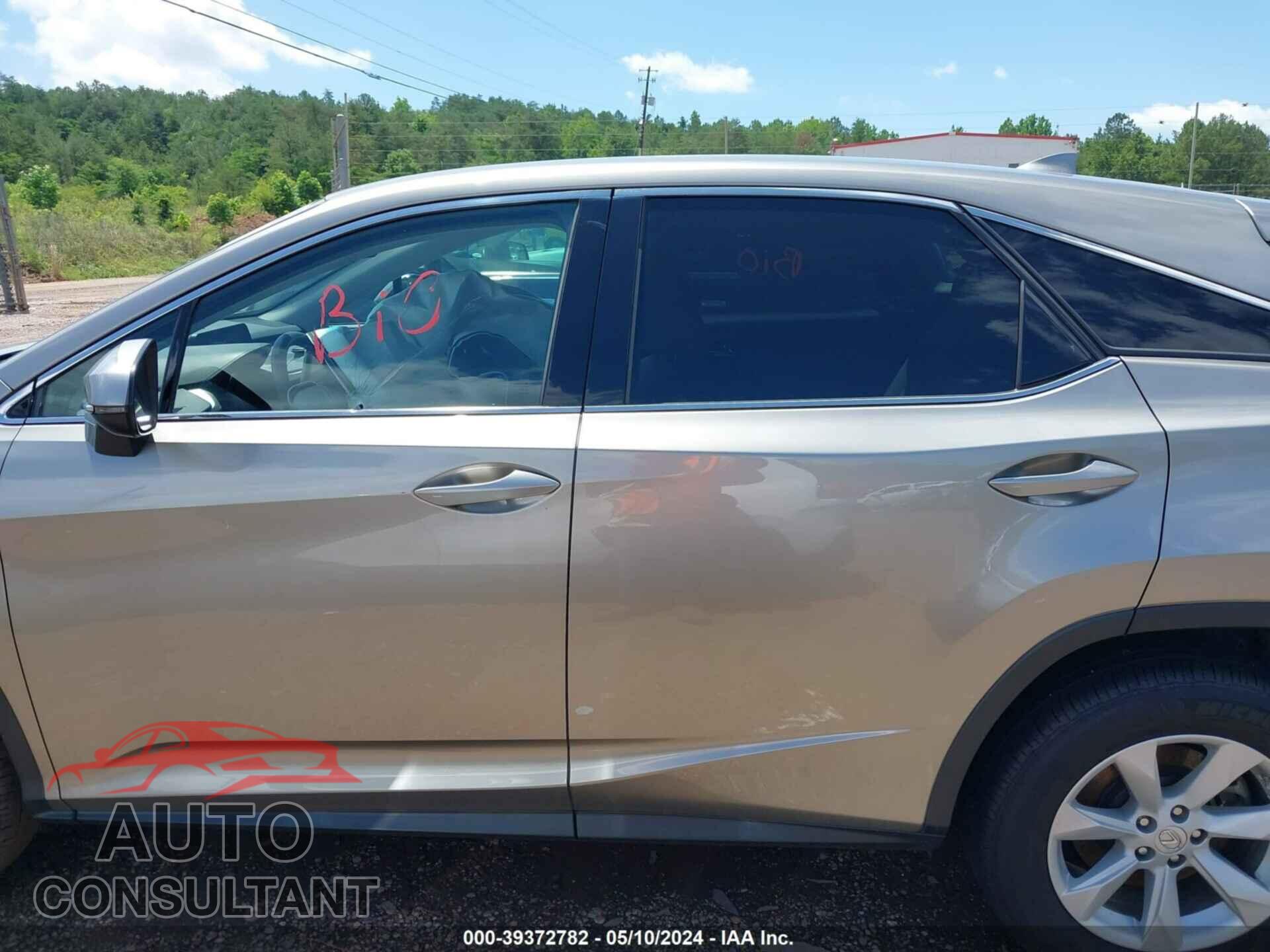 LEXUS RX 2017 - 2T2ZZMCA1HC034583