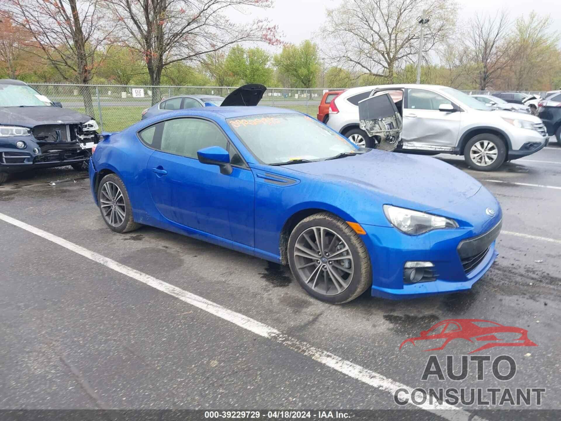 SUBARU BRZ 2016 - JF1ZCAC10G9602384