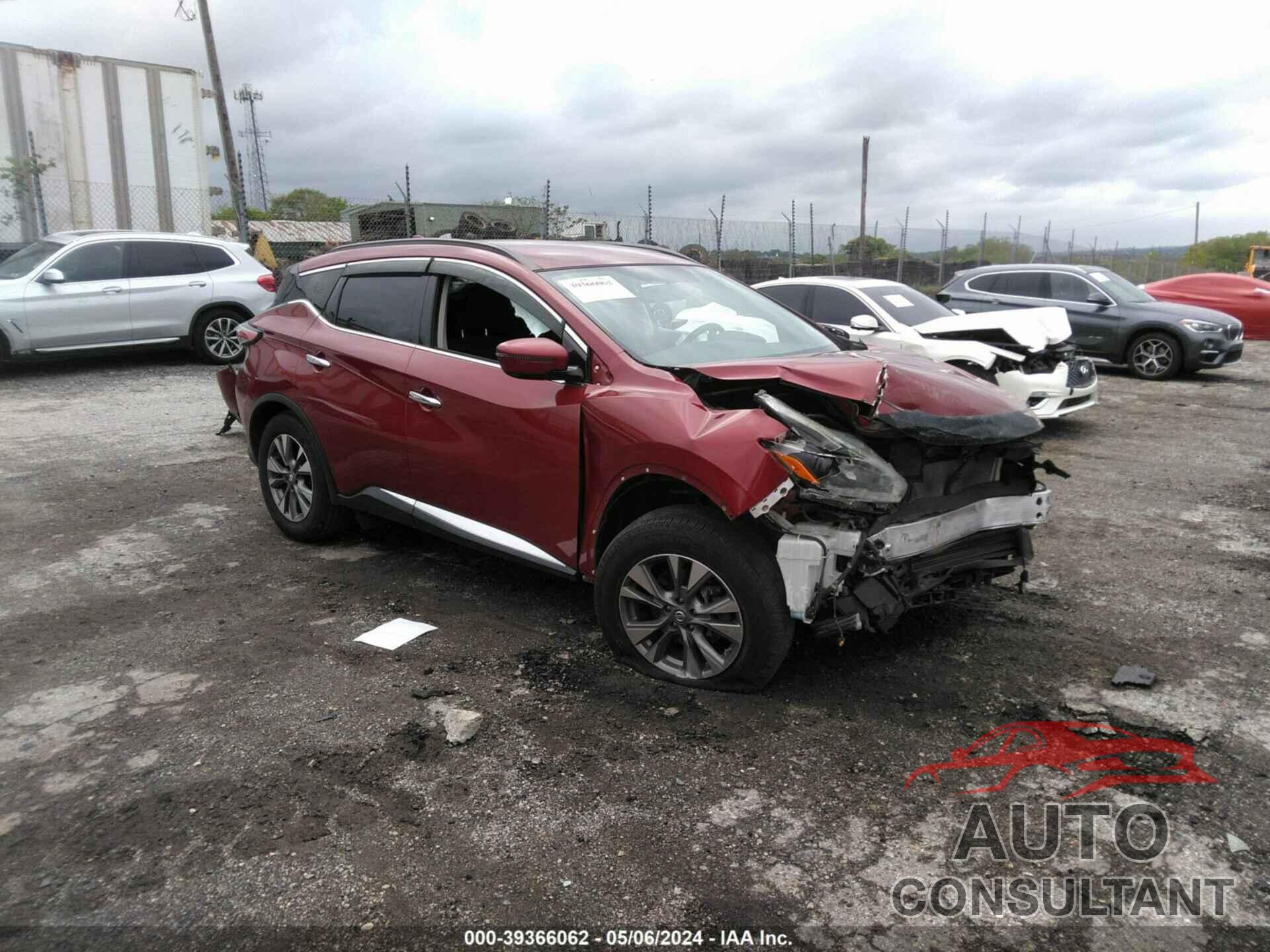 NISSAN MURANO 2018 - 5N1AZ2MG0JN155192