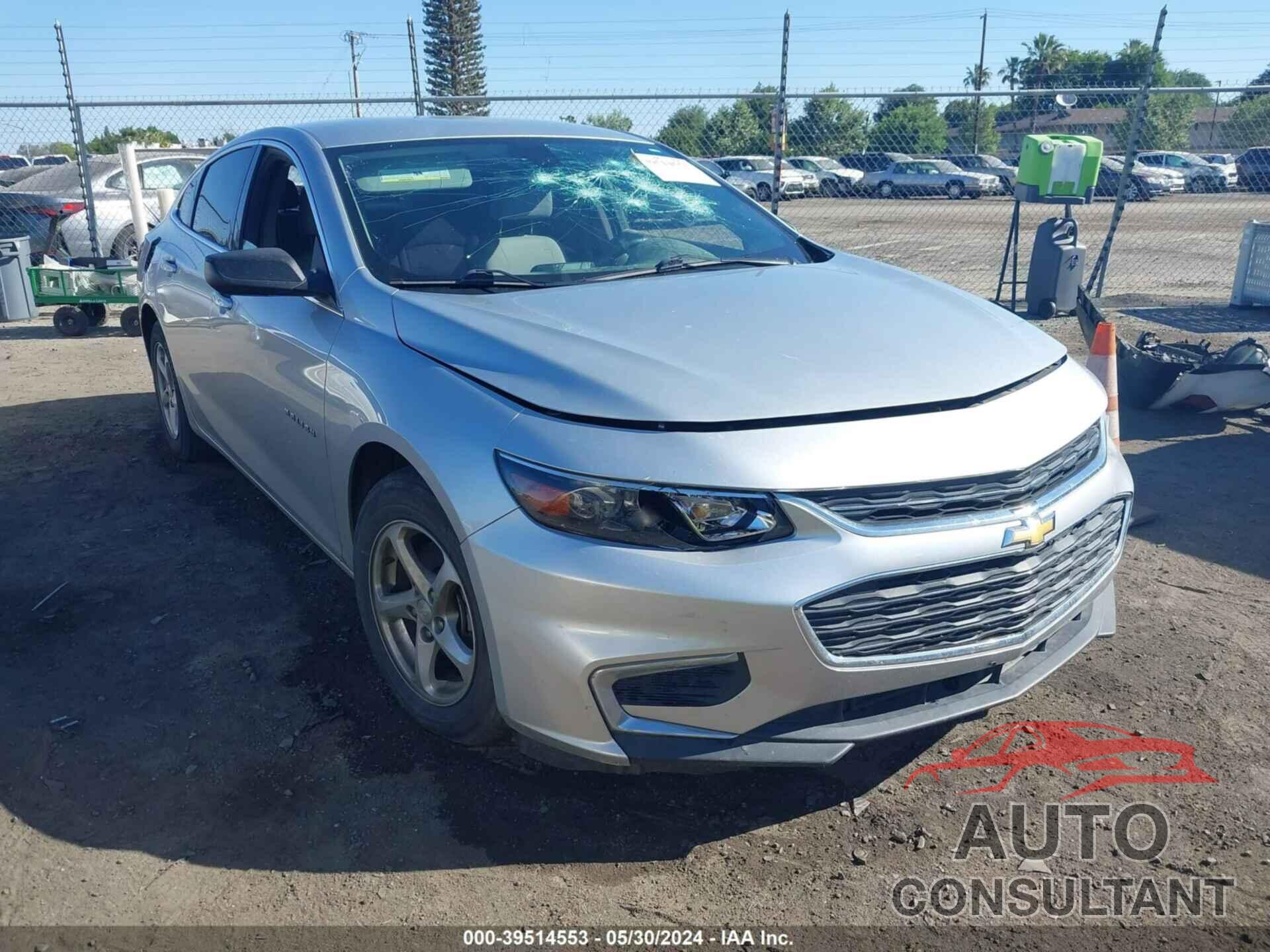 CHEVROLET MALIBU 2016 - 1G1ZB5STXGF190668