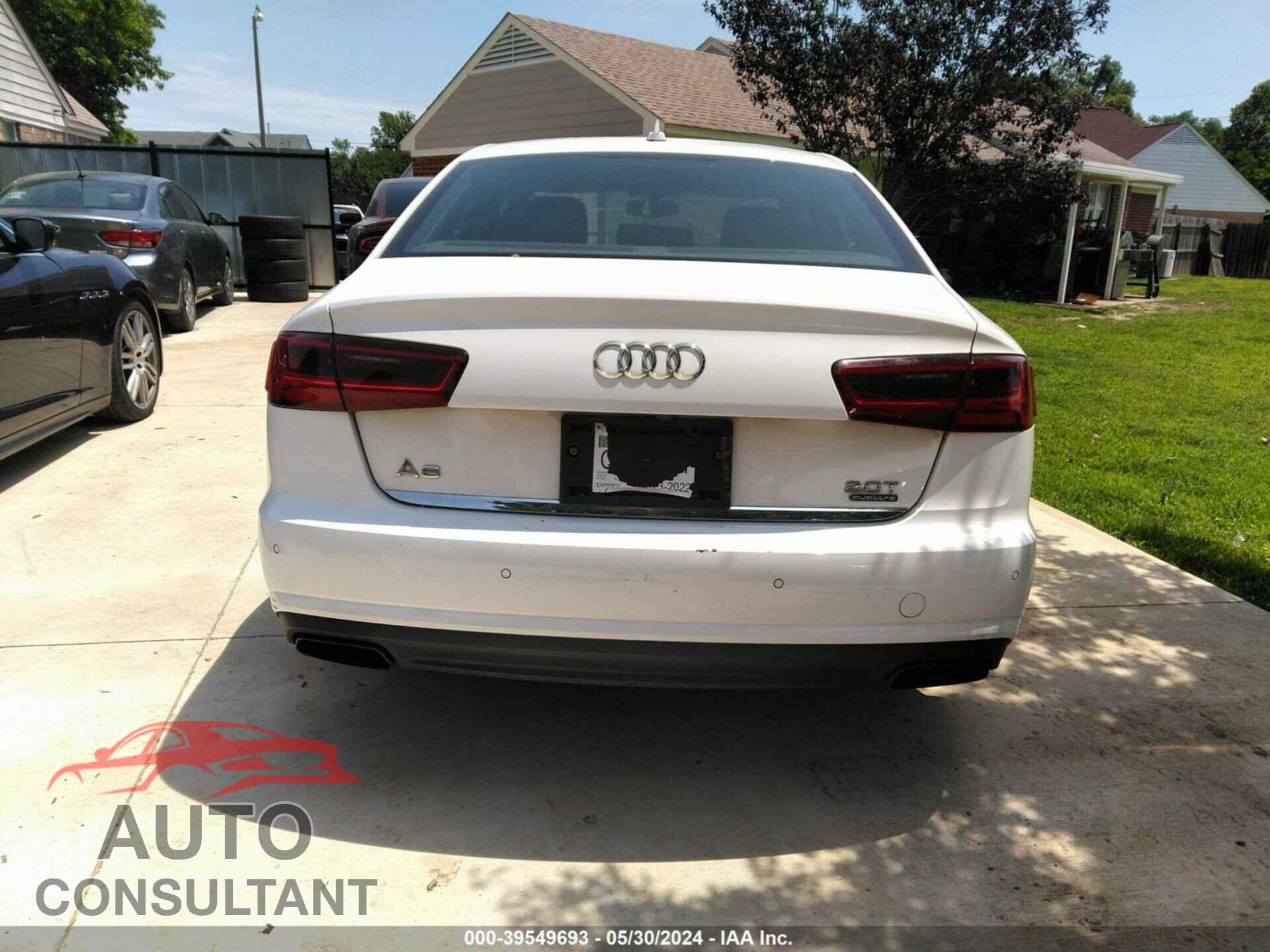 AUDI A6 2016 - WAUGFAFC1GN048640