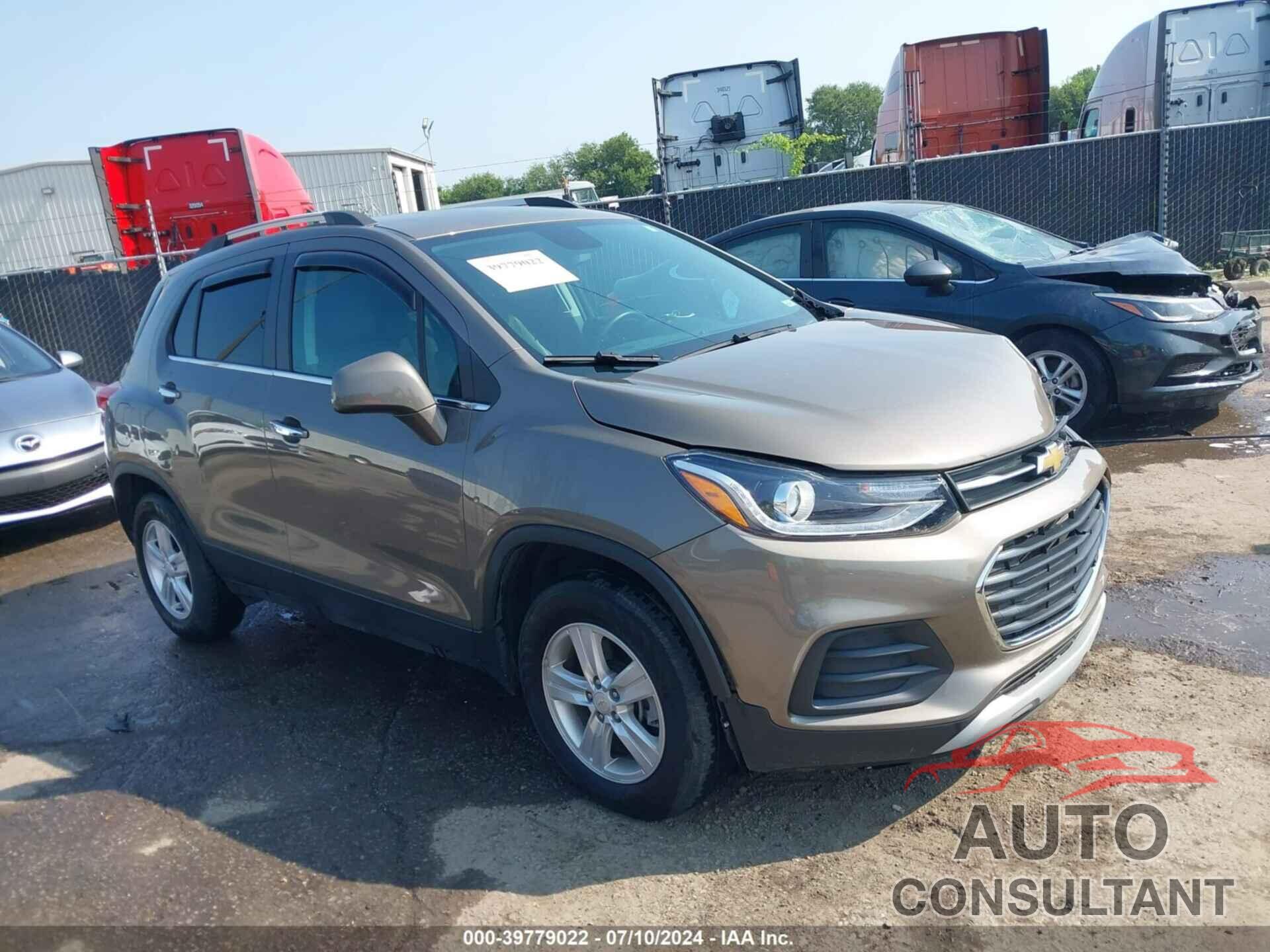 CHEVROLET TRAX 2020 - KL7CJPSB0LB342071