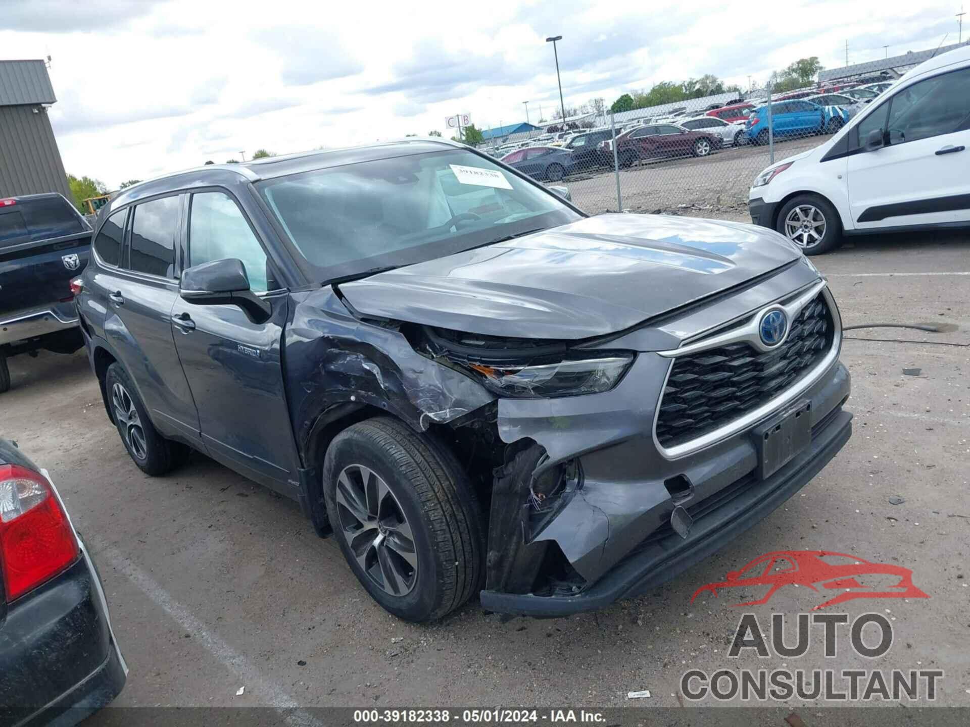 TOYOTA HIGHLANDER 2021 - 5TDGBRCH4MS531865