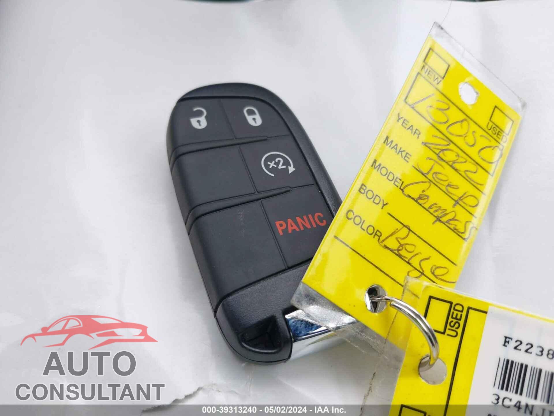 JEEP COMPASS 2022 - 3C4NJDCB5NT222647