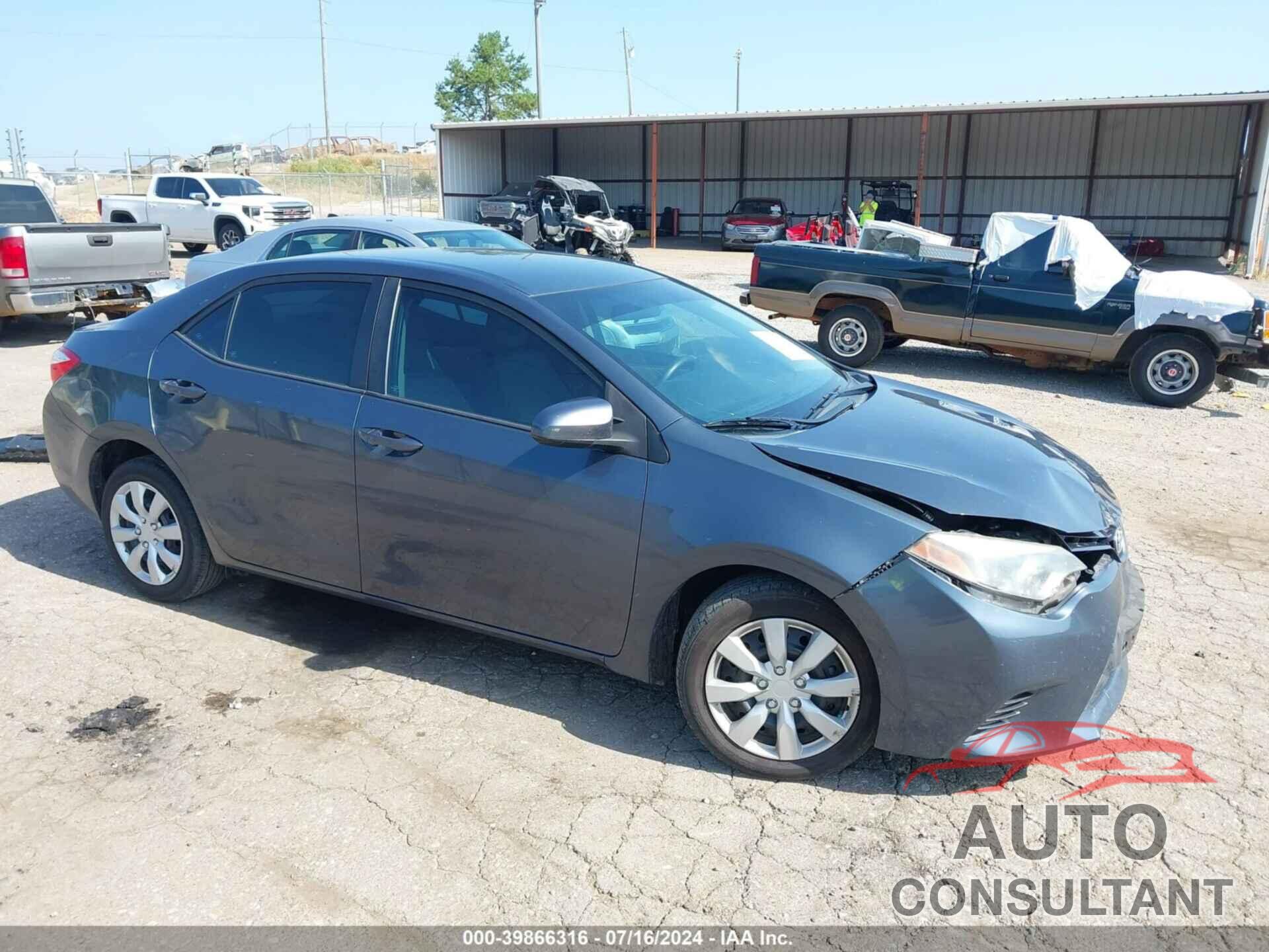 TOYOTA COROLLA 2016 - 5YFBURHEXGP384659