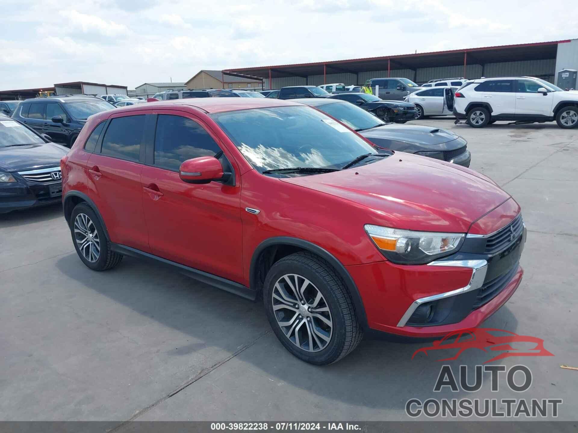 MITSUBISHI OUTLANDER SPORT 2017 - JA4AP3AU9HZ062615