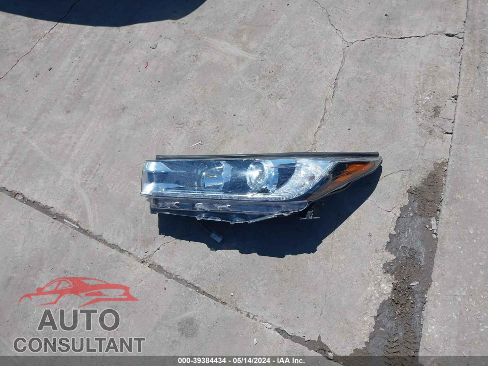TOYOTA HIGHLANDER 2017 - 5TDJZRFH2HS448969