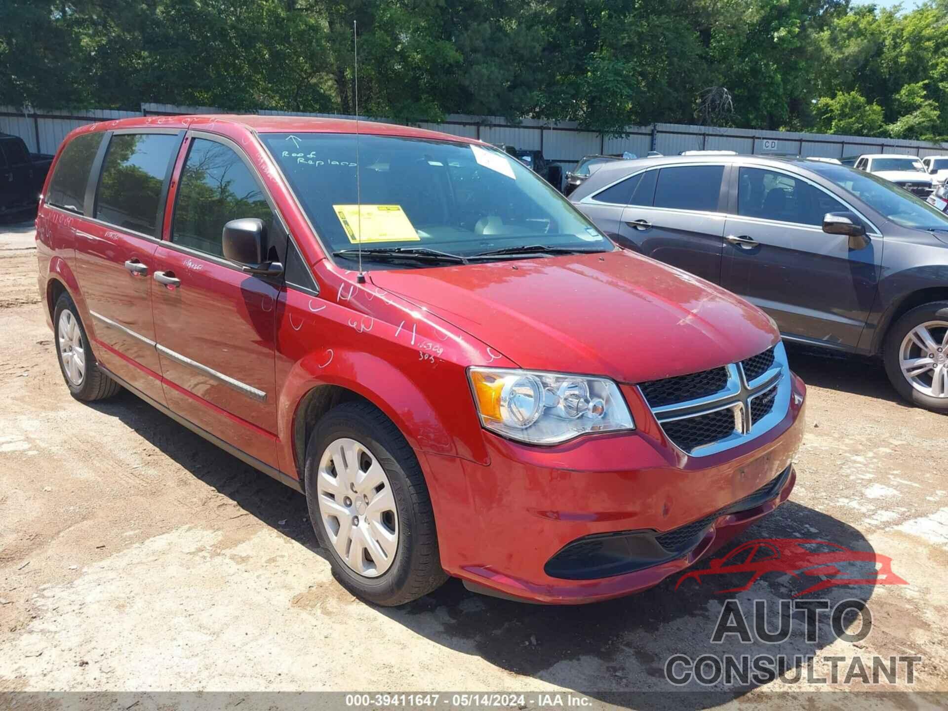 DODGE GRAND CARAVAN 2015 - 2C4RDGBG3FR516804