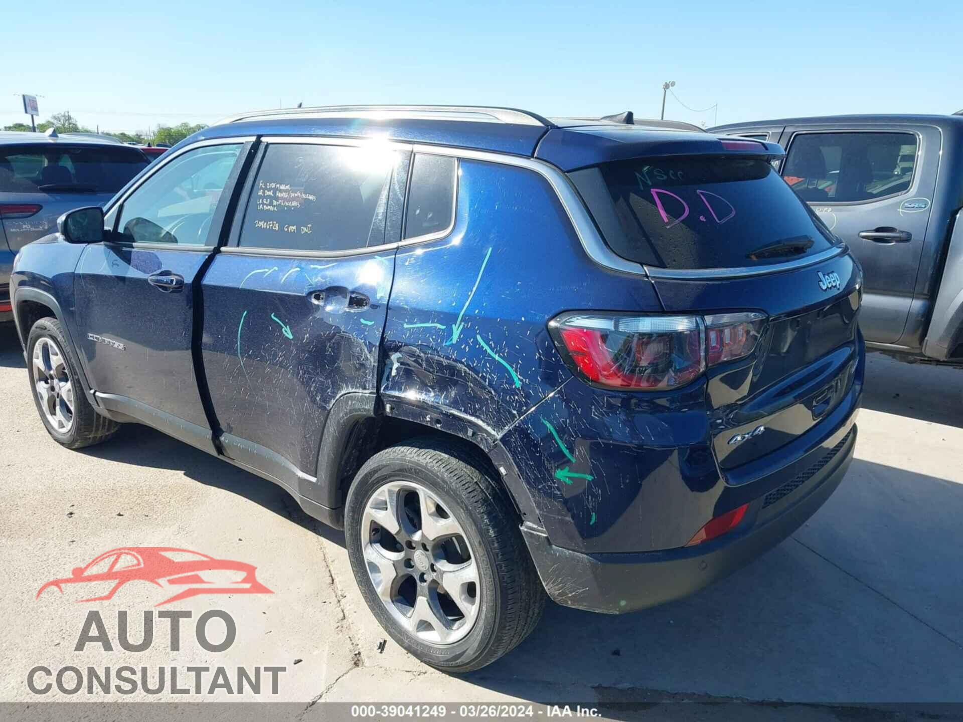 JEEP COMPASS 2021 - 3C4NJDCB2MT602916