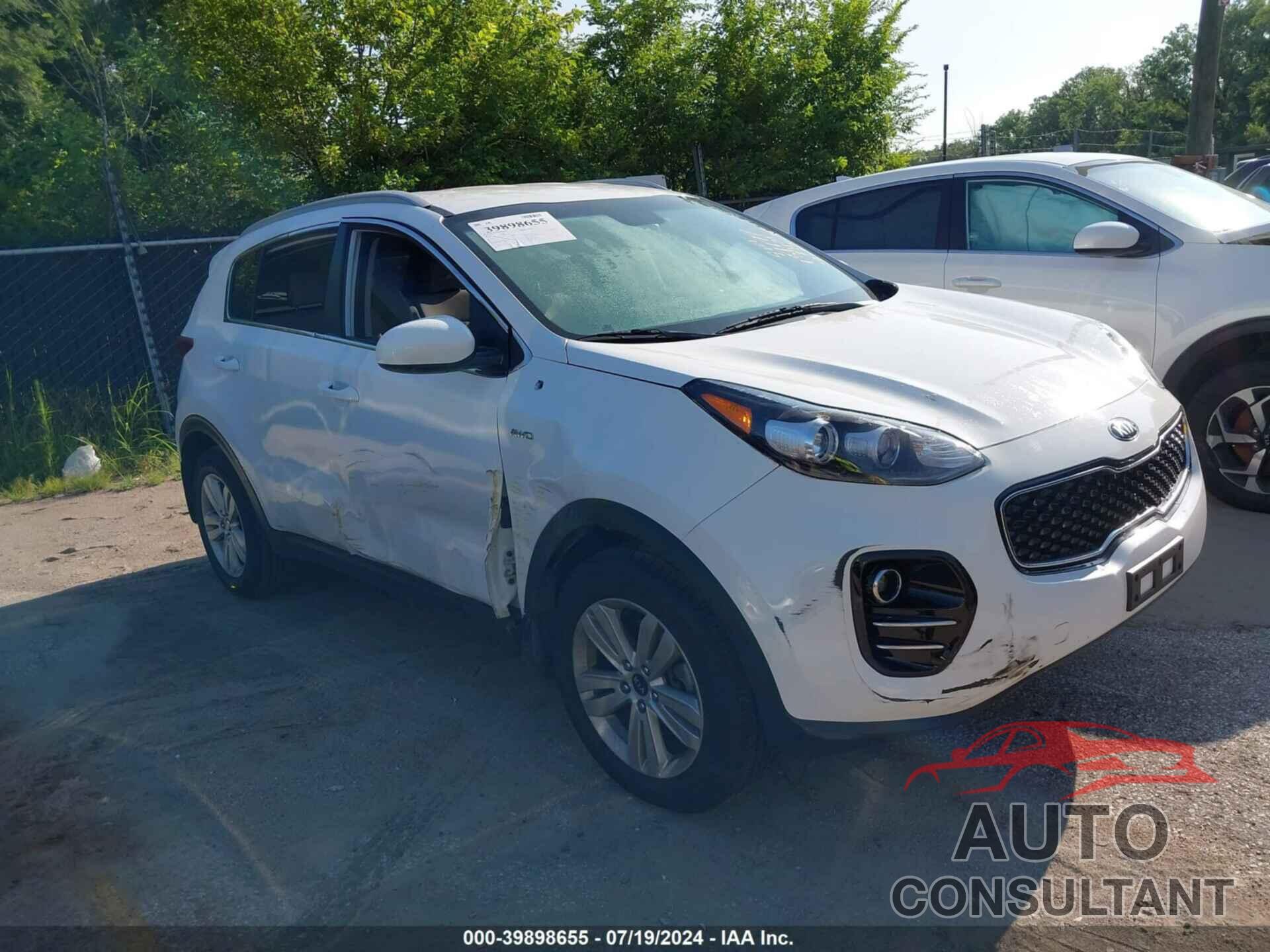 KIA SPORTAGE 2018 - KNDPMCACXJ7327169