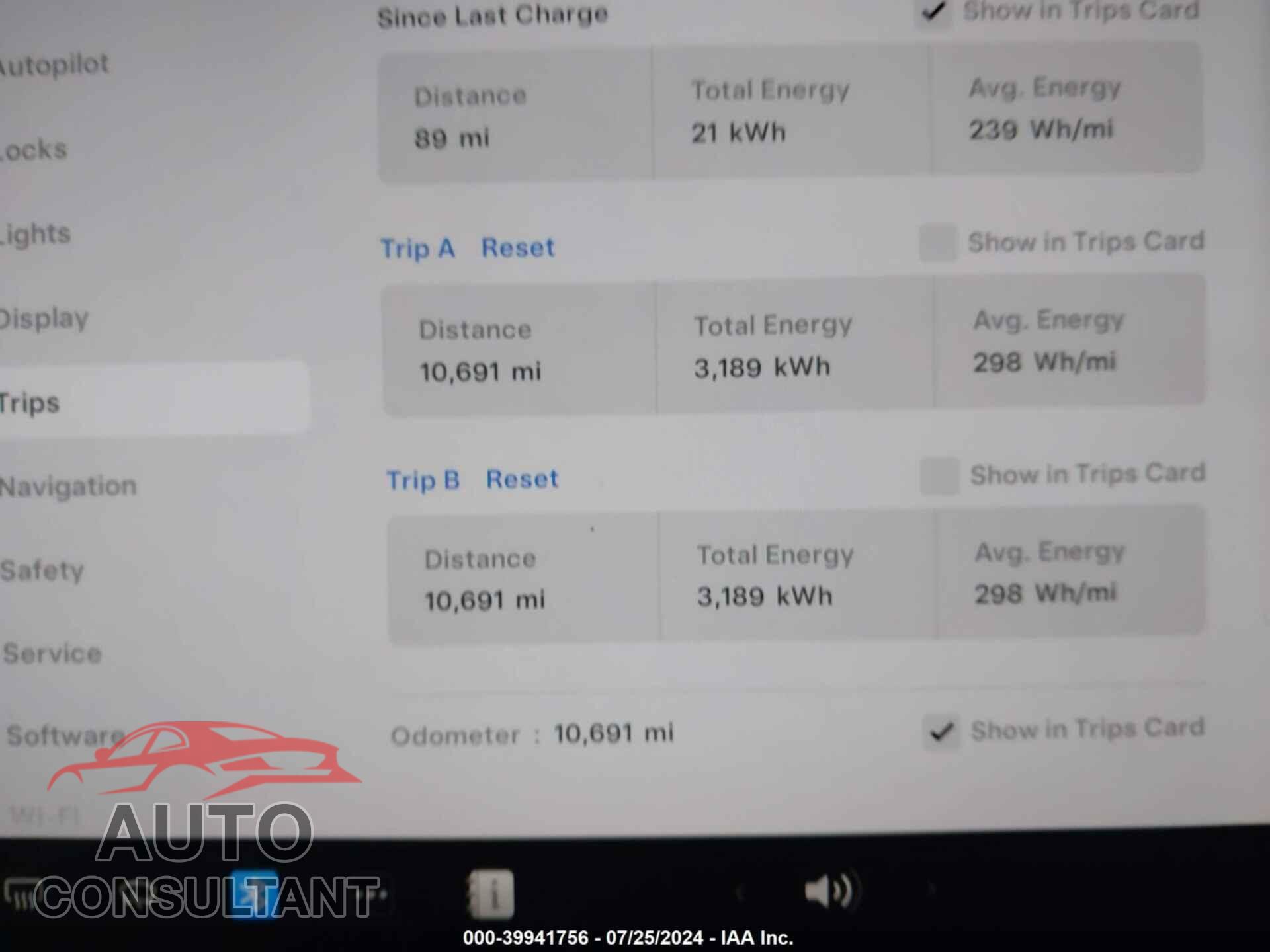 TESLA MODEL 3 2024 - 5YJ3E1EA0RF734836