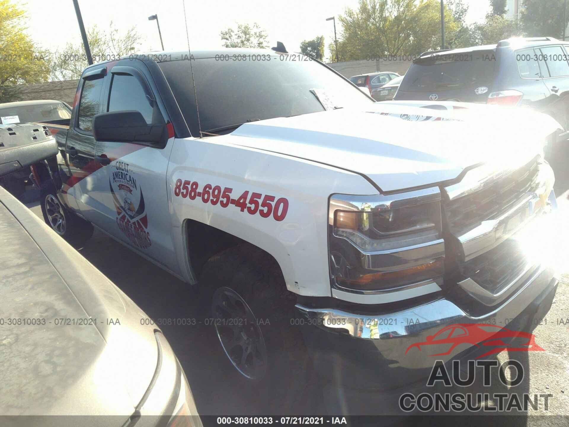CHEVROLET SILVERADO 1500 2016 - 1GCRCNEH5GZ163405