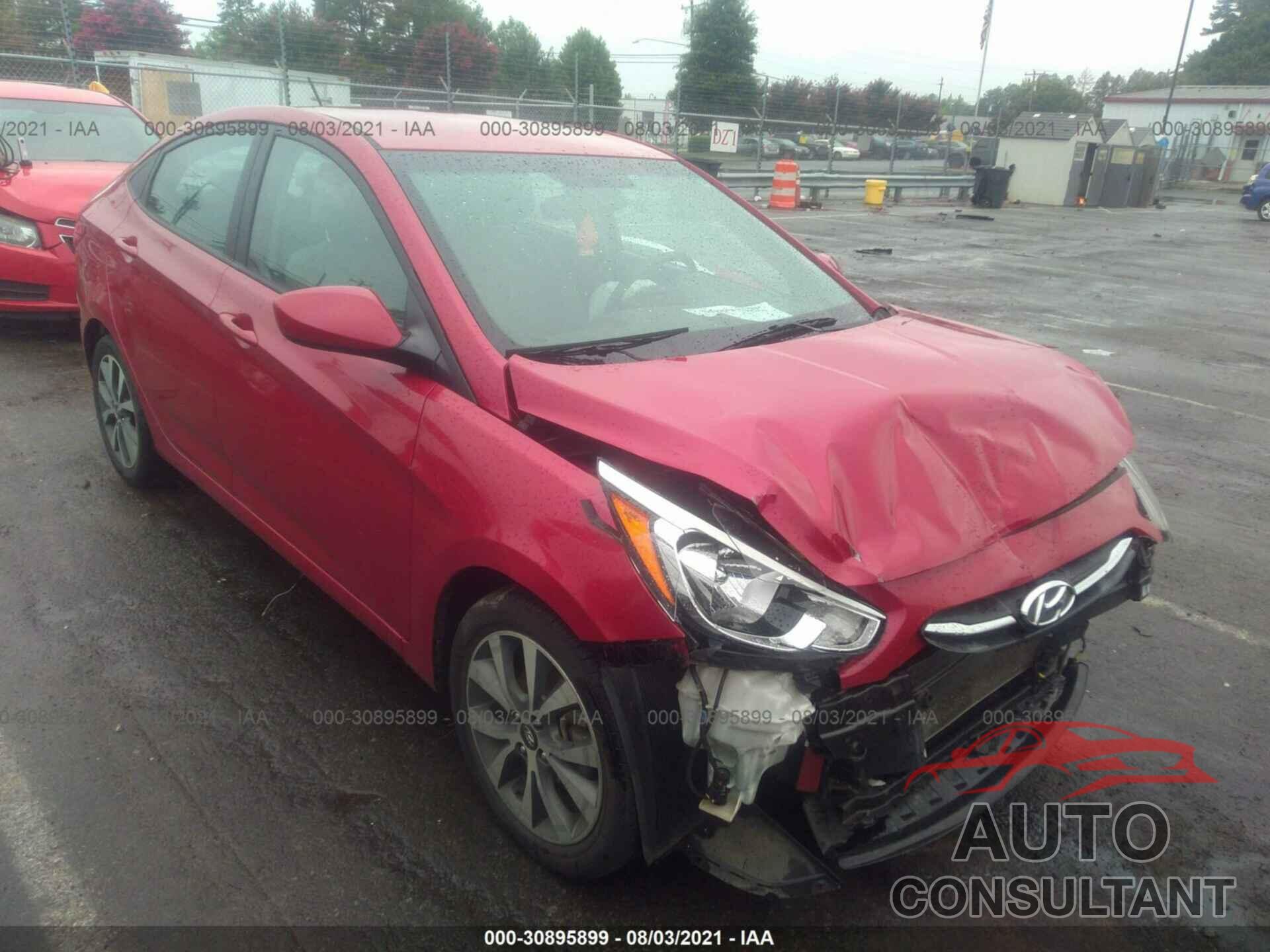 HYUNDAI ACCENT 2017 - KMHCT4AE5HU349399