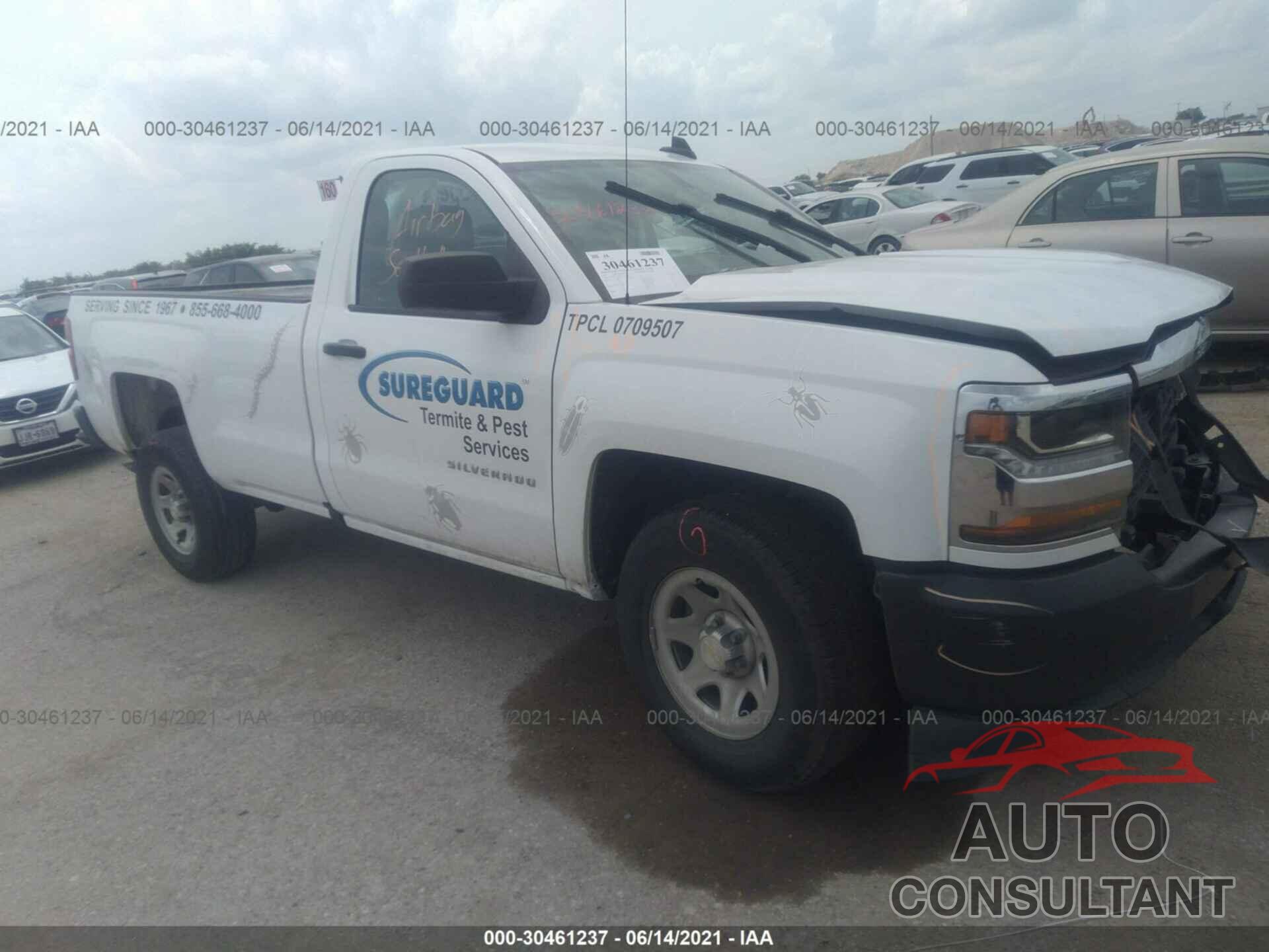 CHEVROLET SILVERADO 1500 2017 - 1GCNCNEH4HZ333060
